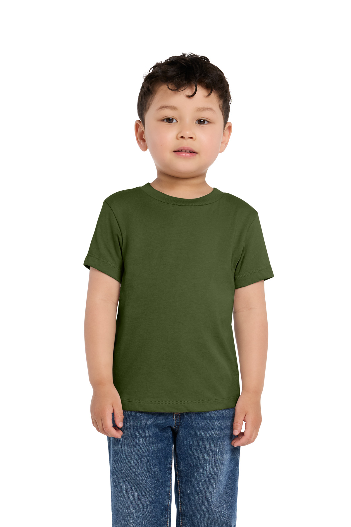 Bella + Canvas BELLA+CANVAS Toddler Short Sleeve Tee BC3001T in Olive