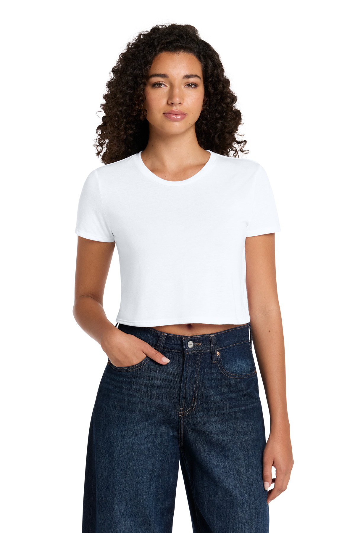 BELLA+CANVAS Women's Flowy Cropped Tee BC8882