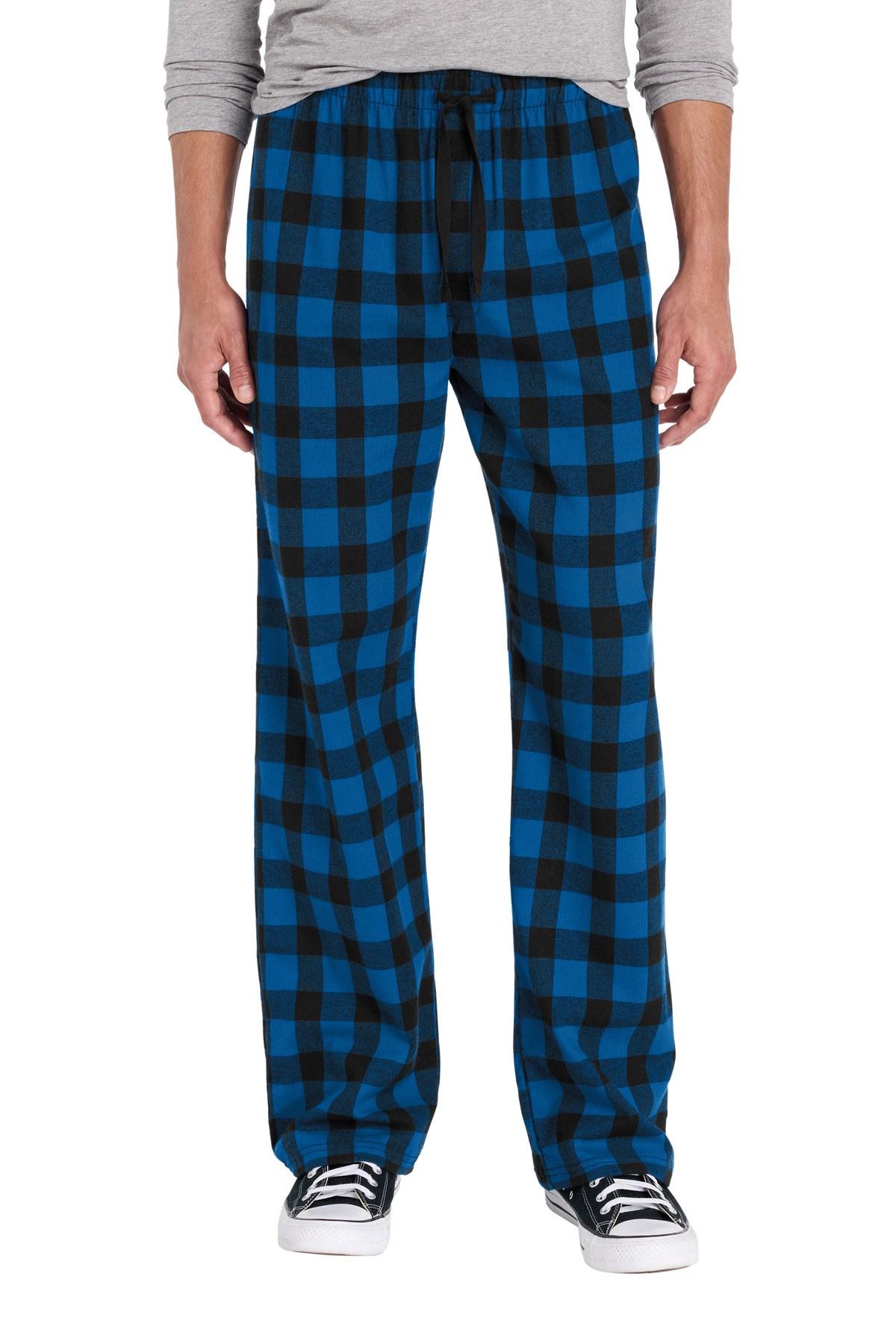 Royal/ Black Buffalo Check