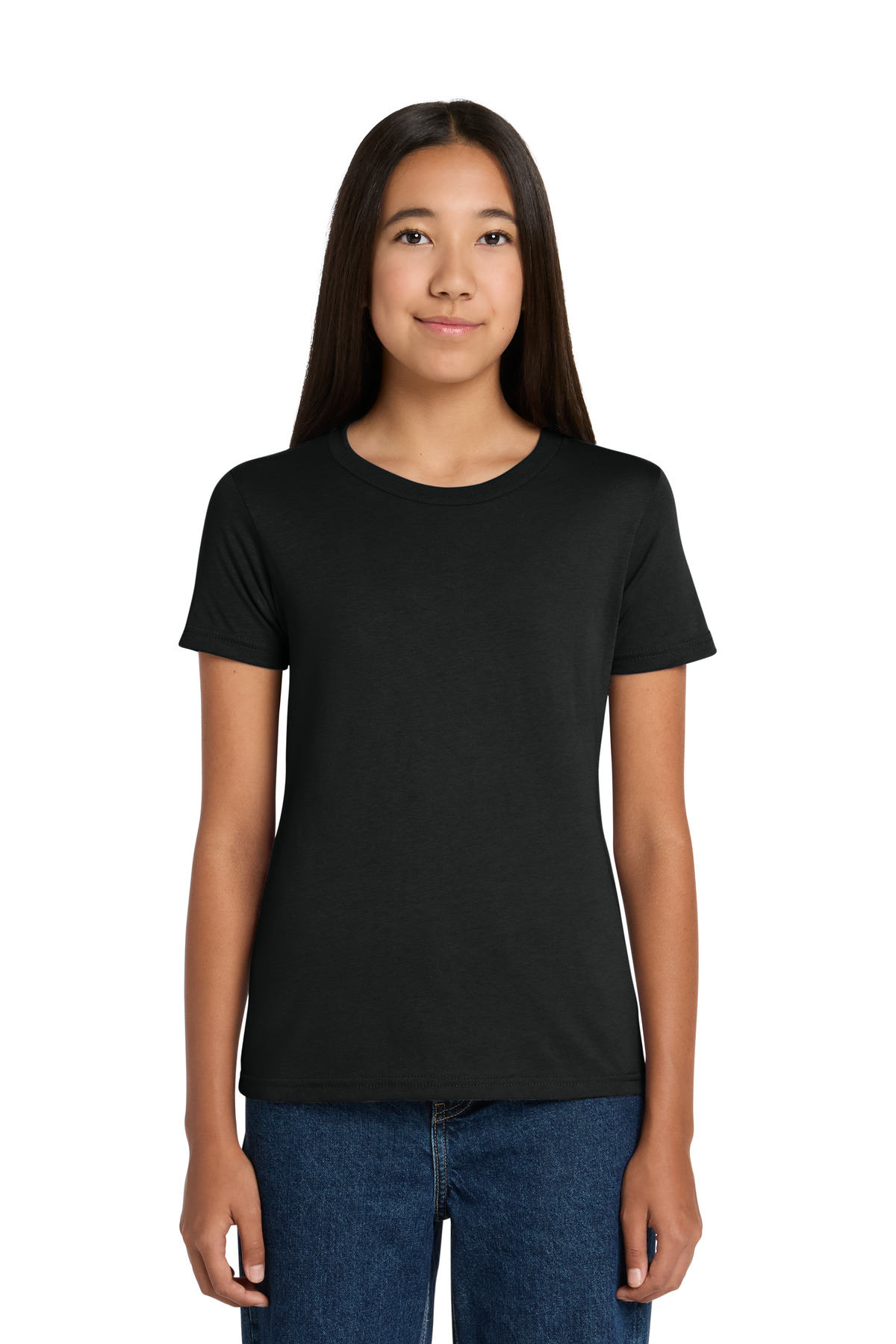 Bella + Canvas BELLA+CANVAS Youth Jersey Short Sleeve Tee. BC3001Y in Vintage Black