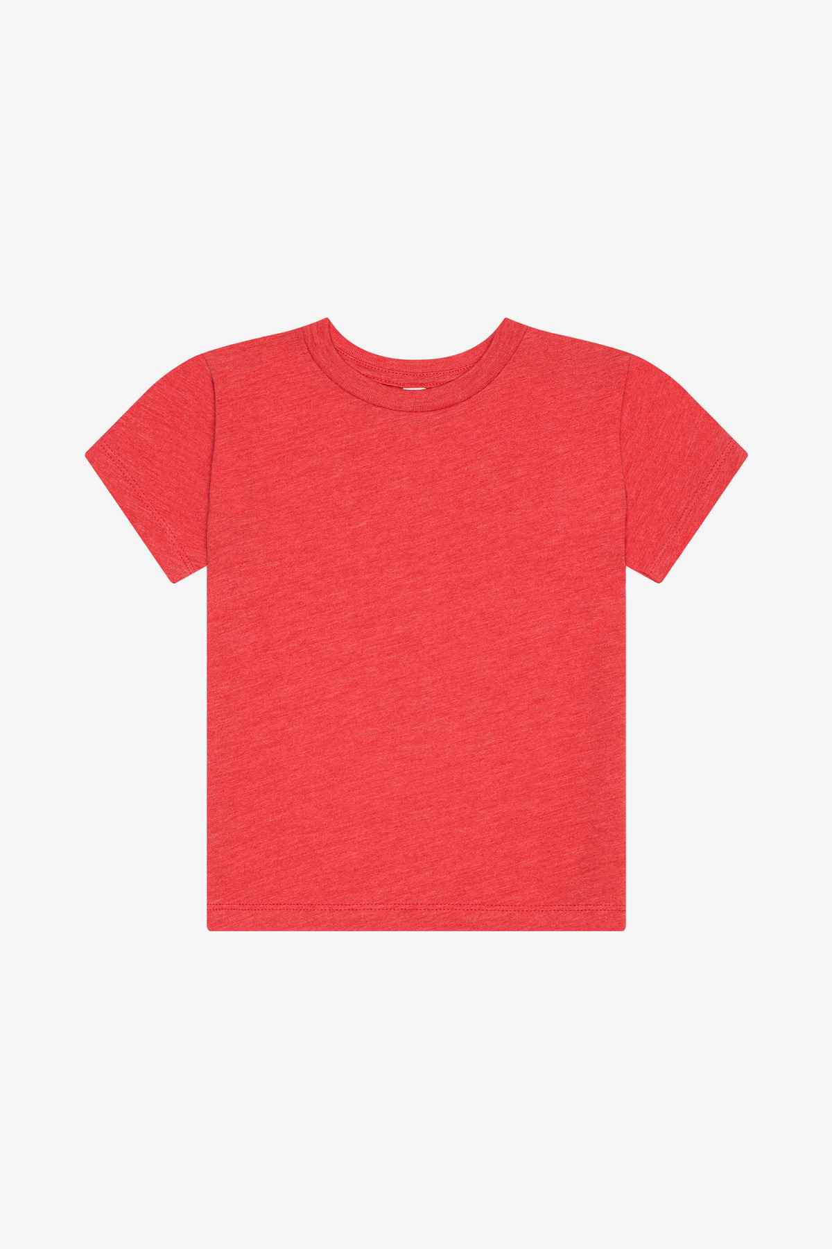 Bella + Canvas BELLA+CANVAS Toddler Triblend Short Sleeve Tee BC3413T in Red Triblend