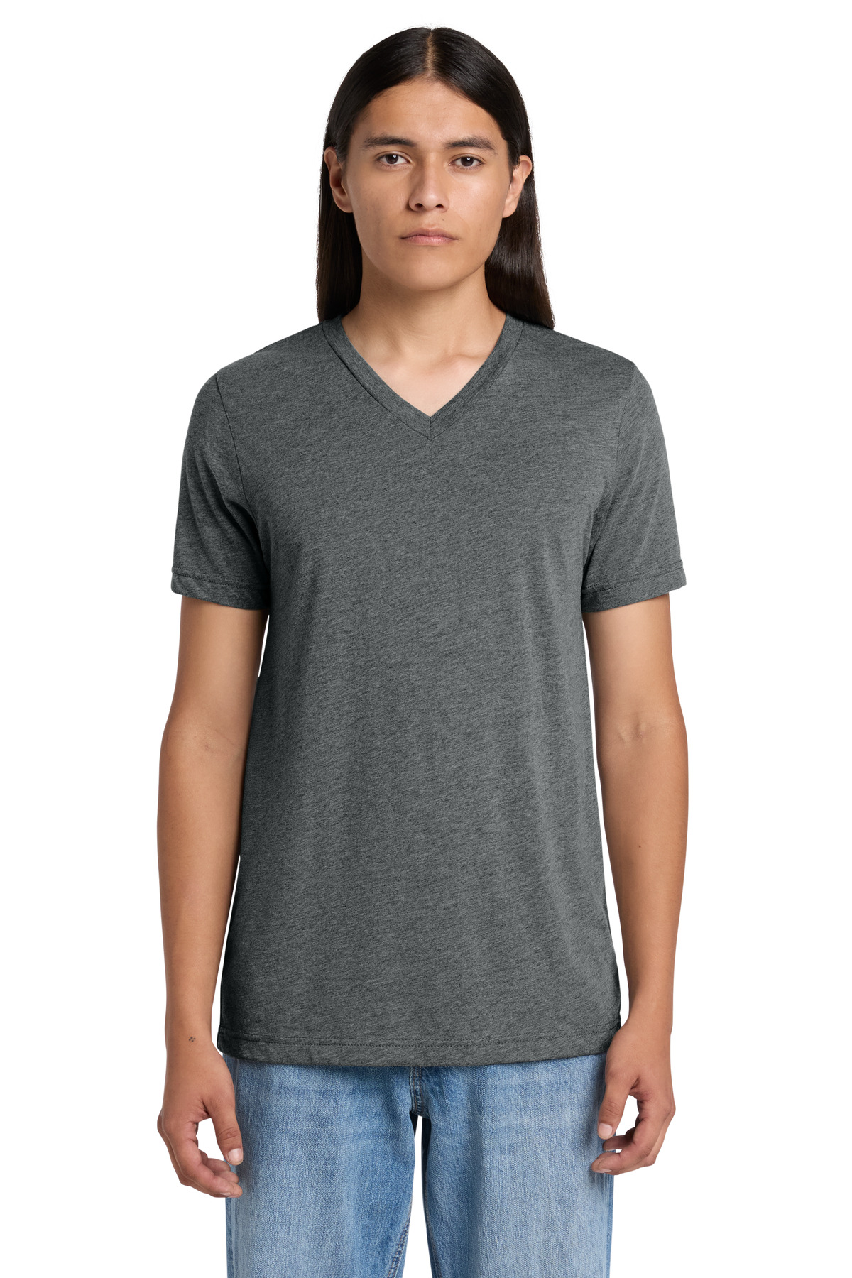 BELLA+CANVAS ® Unisex Triblend Short Sleeve V-Neck Tee. BC3415 - Image 3