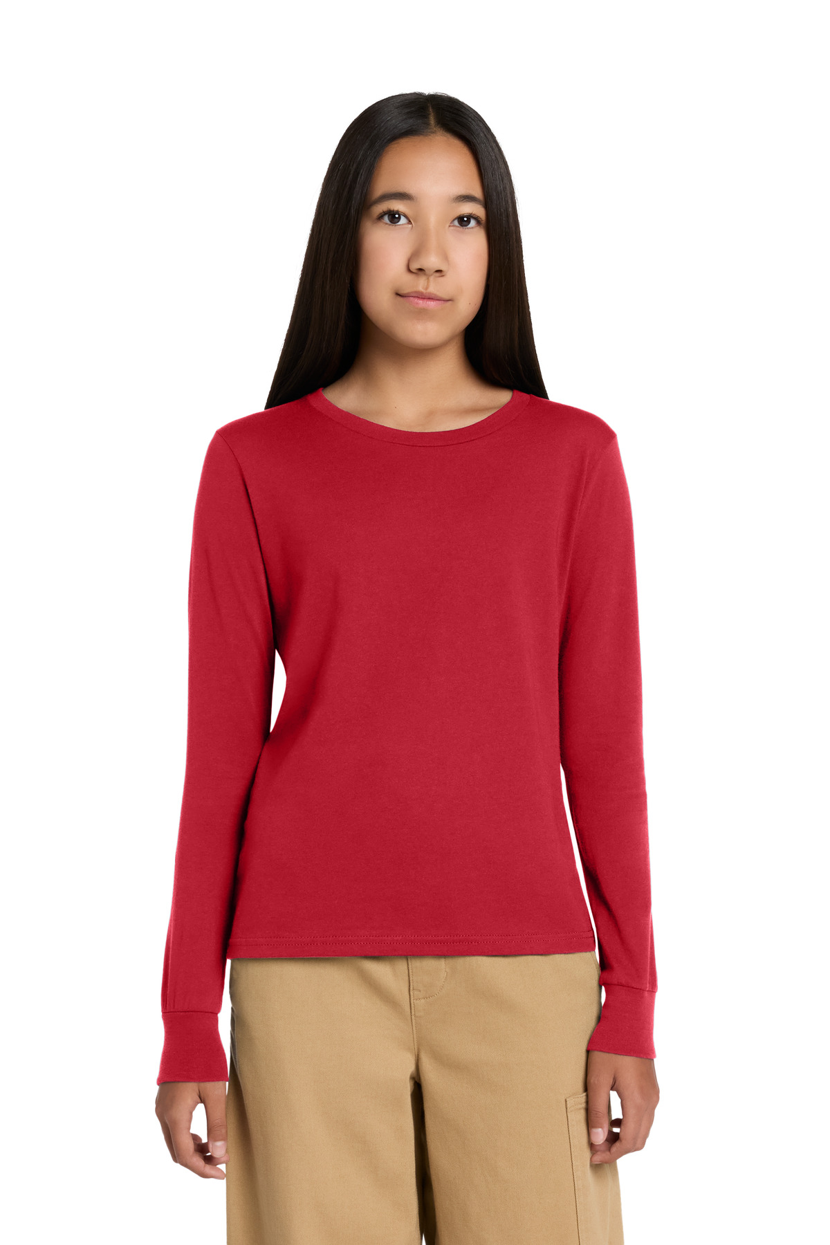 BELLA+CANVAS Youth Jersey Long Sleeve Tee BC3501Y - Image 5