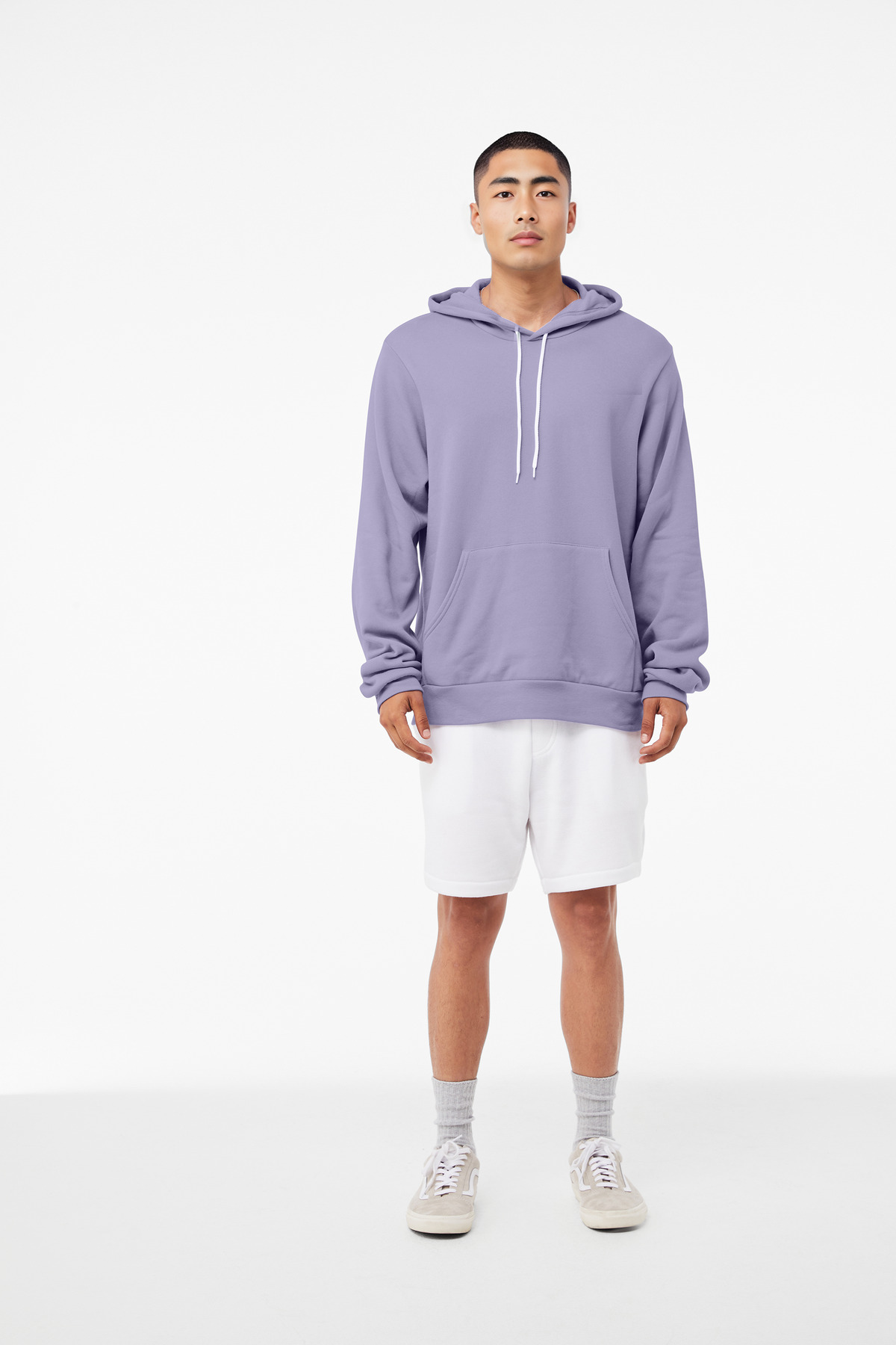 Bella + Canvas BELLA+CANVAS Unisex Sponge Fleece Pullover Hoodie. BC3719 in Dark Lavender