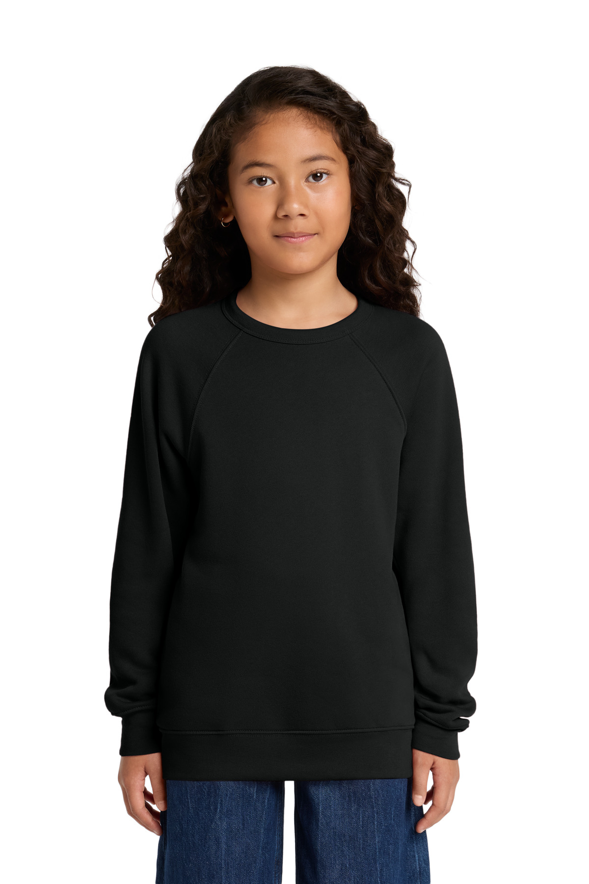 BELLA+CANVAS ® Youth Sponge Fleece Raglan Sweatshirt BC3901Y - Image 2