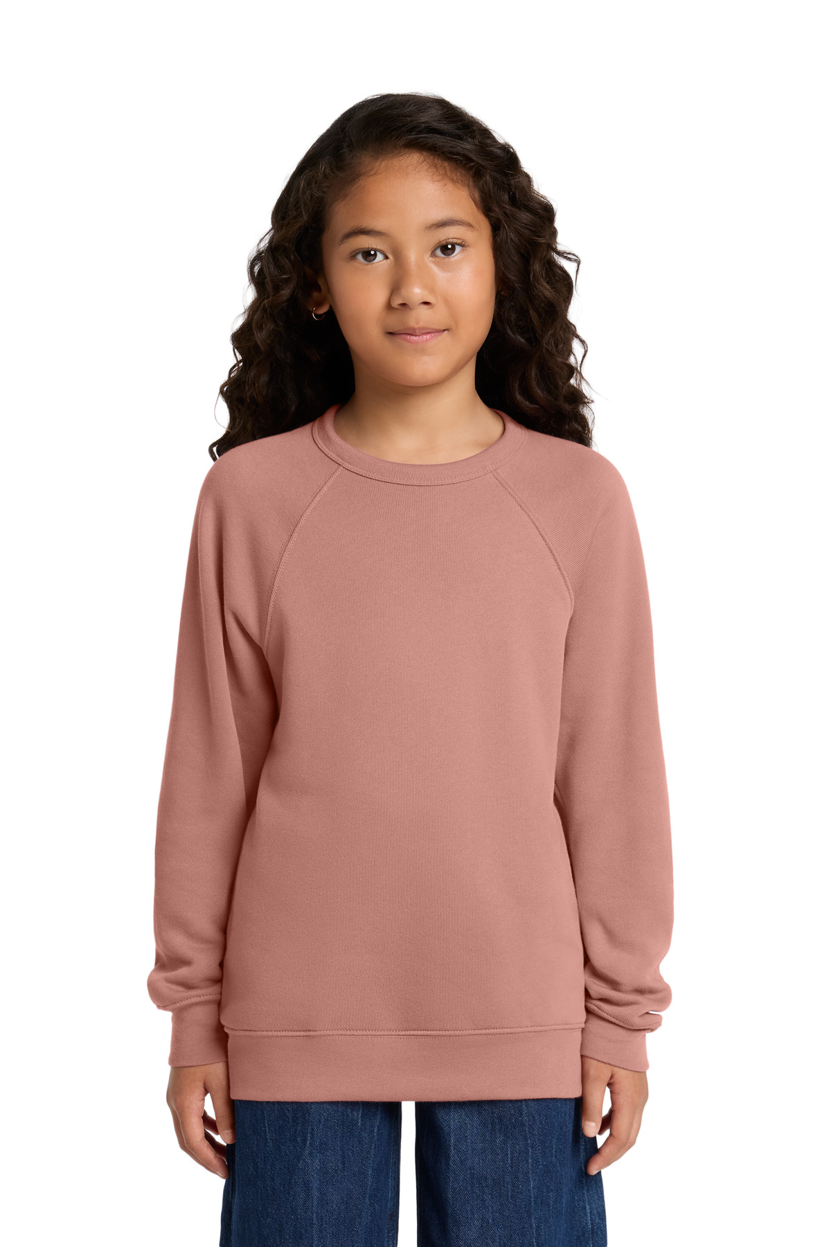 BELLA+CANVAS ® Youth Sponge Fleece Raglan Sweatshirt BC3901Y - Image 3