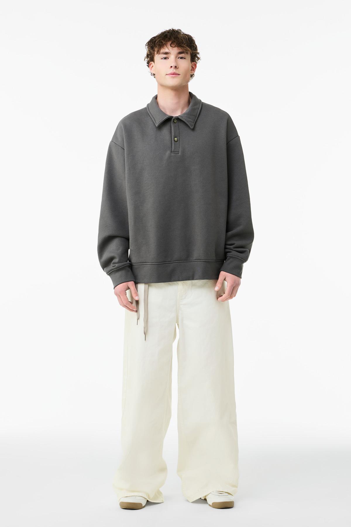 BELLA+CANVAS ®  Unisex 10-Ounce Polo Sweatshirt BC4741