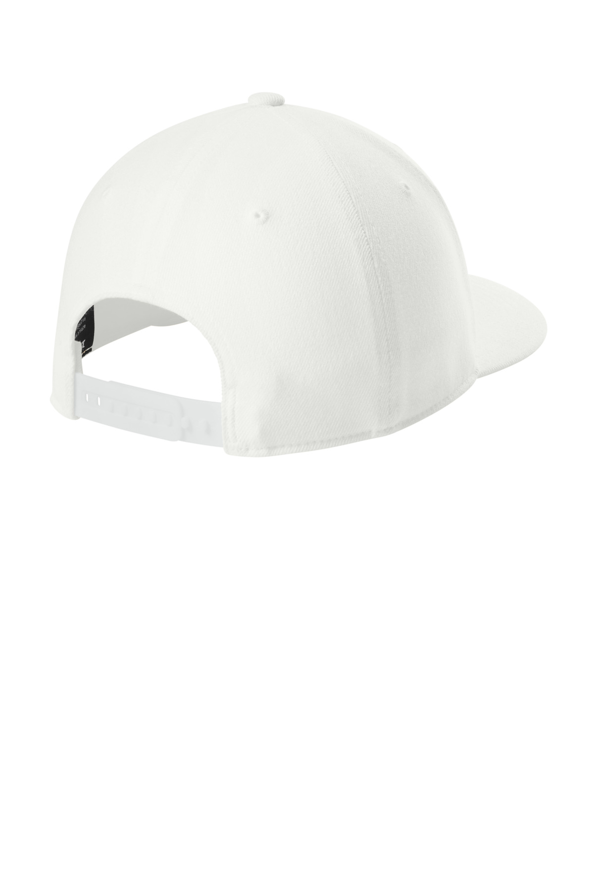 Flexfit 110 Snapback Cap FF110F in White — Back