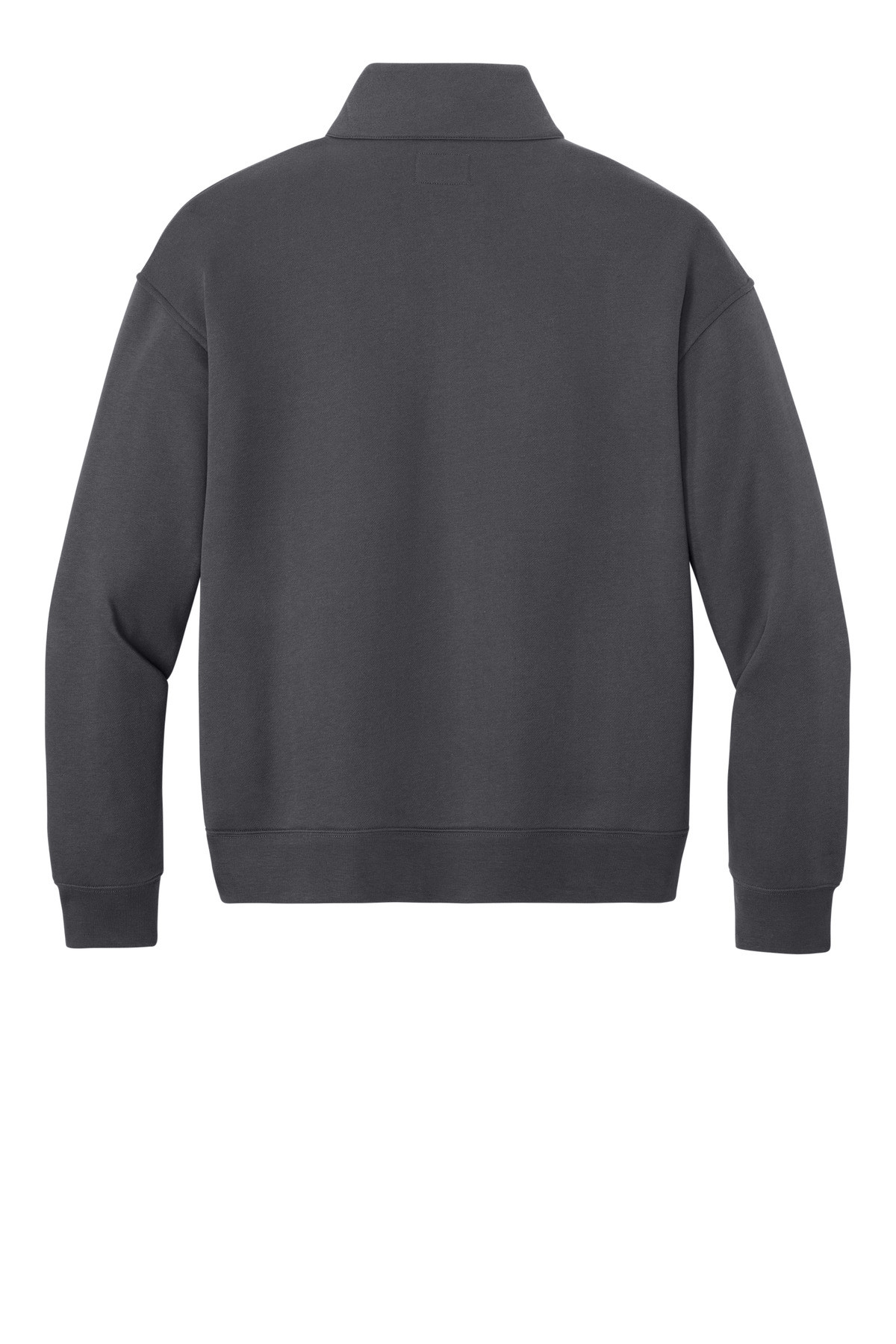 New Era Heritage Fleece 1/2-Zip NEA528 in Graphite — Back