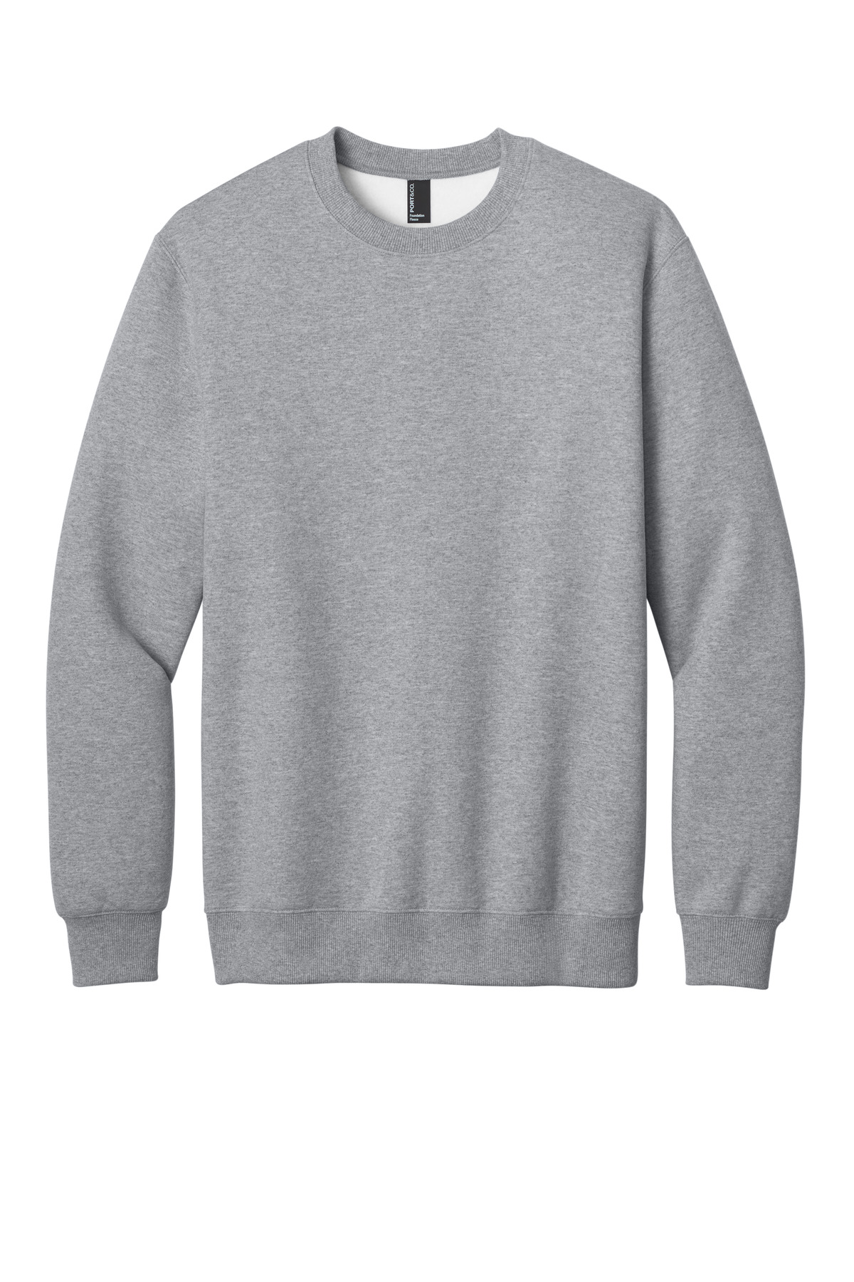 Port & Co Foundation Fleece Pullover Crewneck Sweatshirt PC107