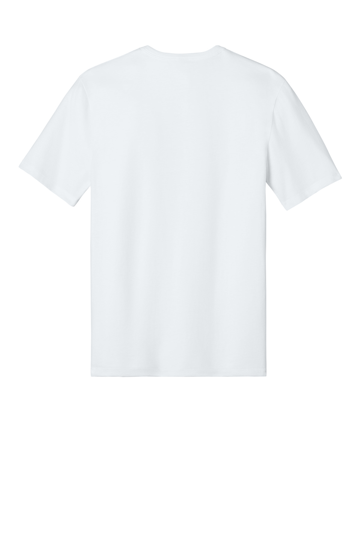 Port & Co Fan Favorite Varsity Tee PC460 in White — Back