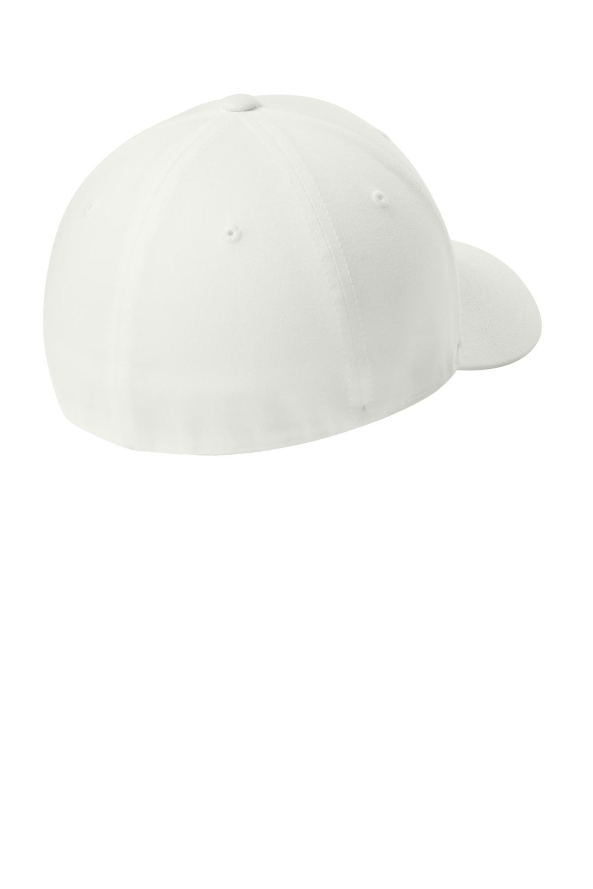 Flexfit V-Flexfit Cotton Twill Cap FF5001 in White — Back