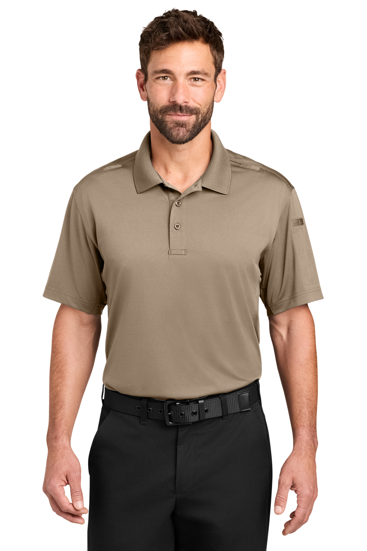 CornerStone CornerStone Workwear Pro Tactical Polo CS452 in Silver Tan