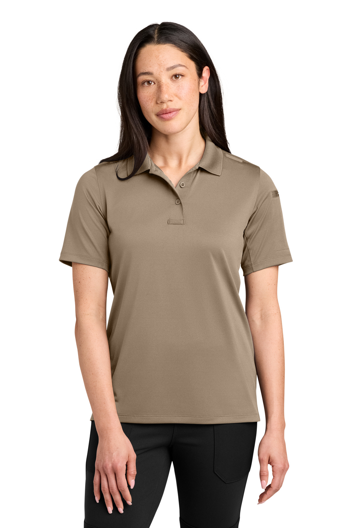 CornerStone CornerStone Women's Workwear Pro Tactical Polo CS453 in Silver Tan