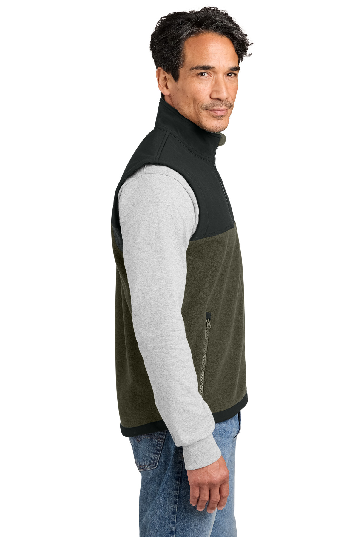 CornerStone Fleece Overlay Vest CSF751