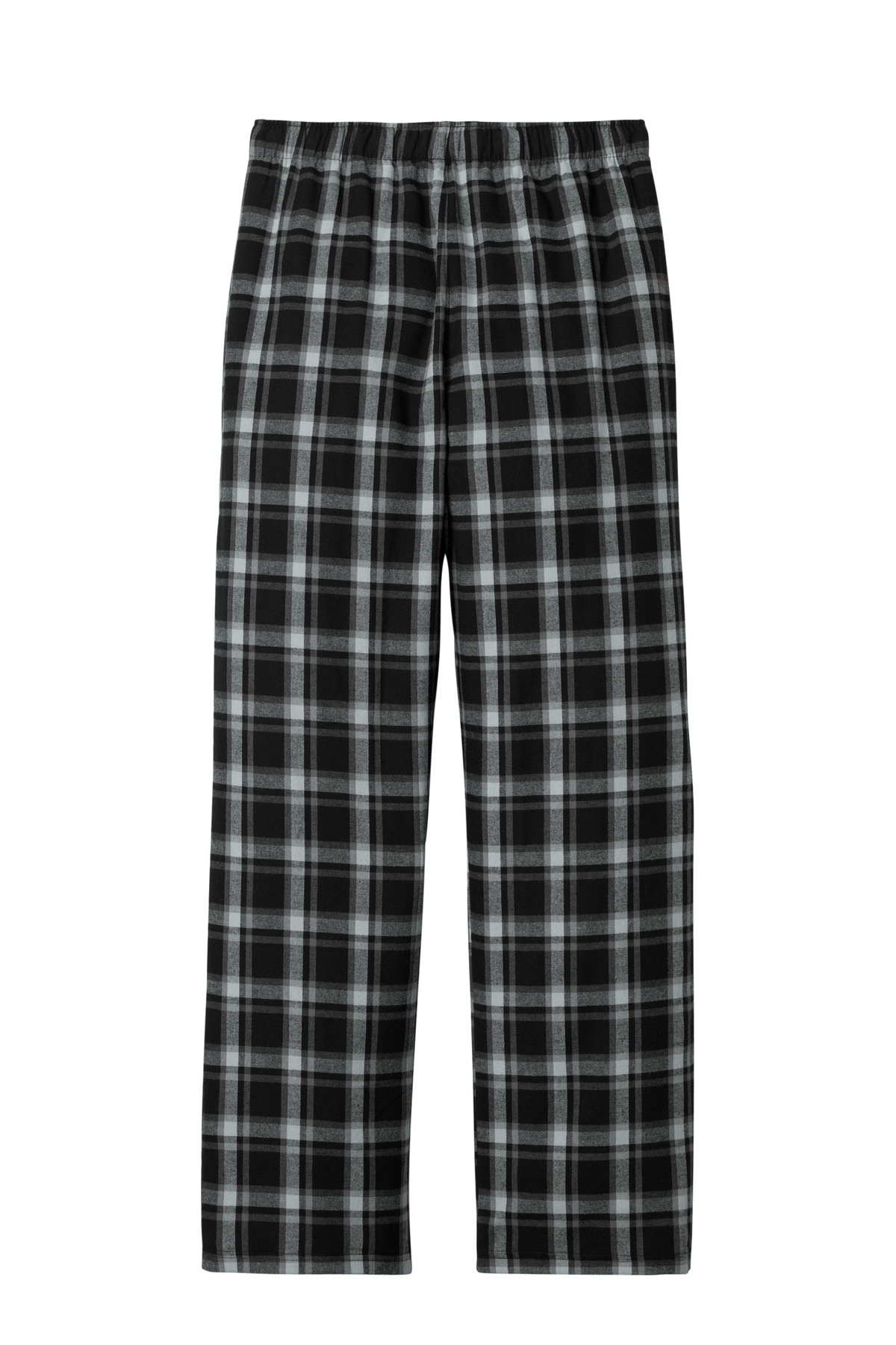 District Flannel Plaid Pant in Bk/GyDsPld