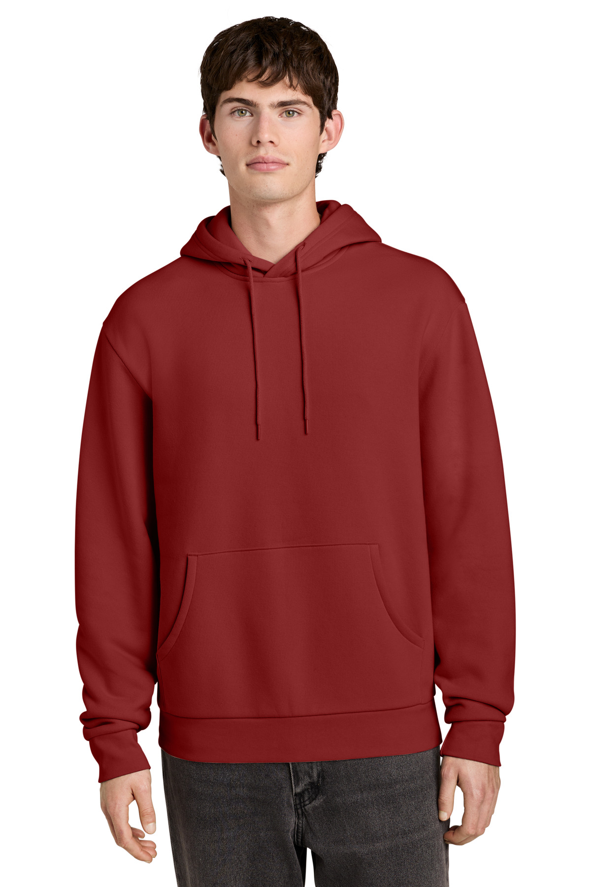 District District MelloFleece Hoodie DT6700 in Cherrywood