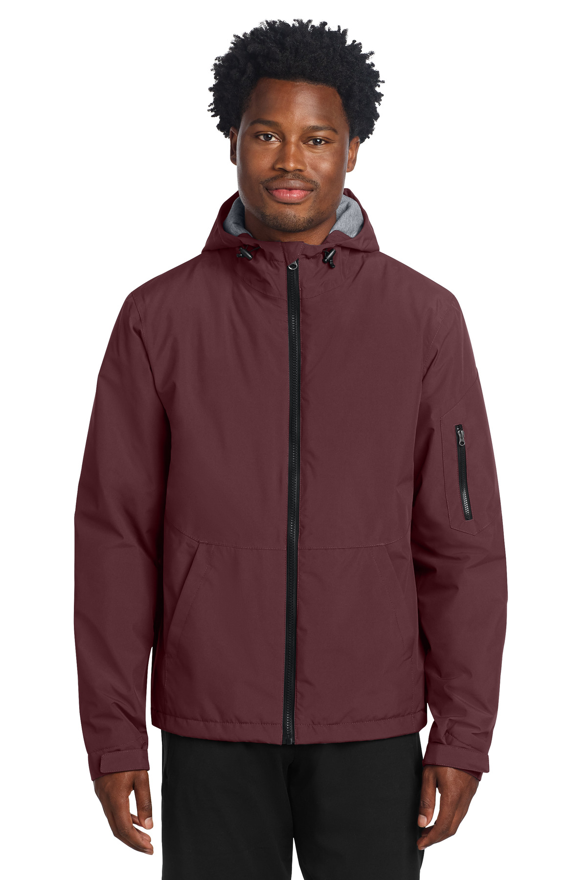 Sport-Tek Sport-Tek Waterproof Insulated Jacket JST56 in Maroon