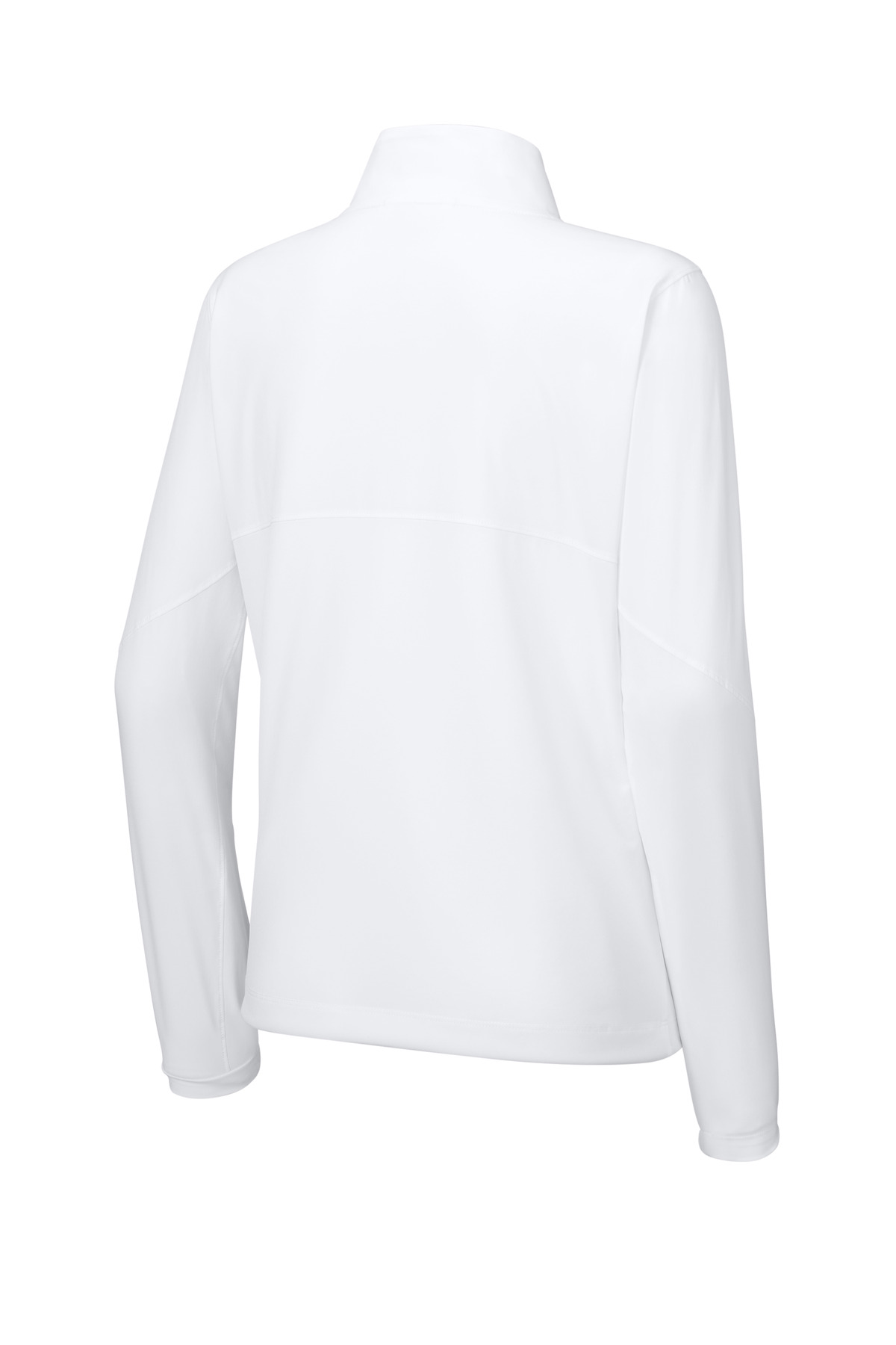 Sport-Tek Women's Repeat Jacket LST480 in White — Back