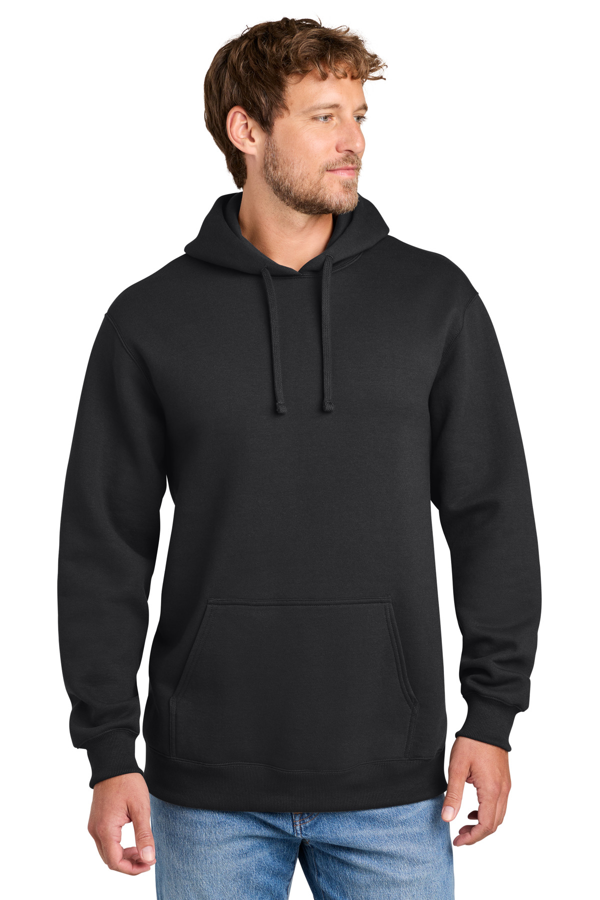 Port & Co PC107H — Port & Co Foundation Fleece Pullover Hooded Sweatshirt PC107H