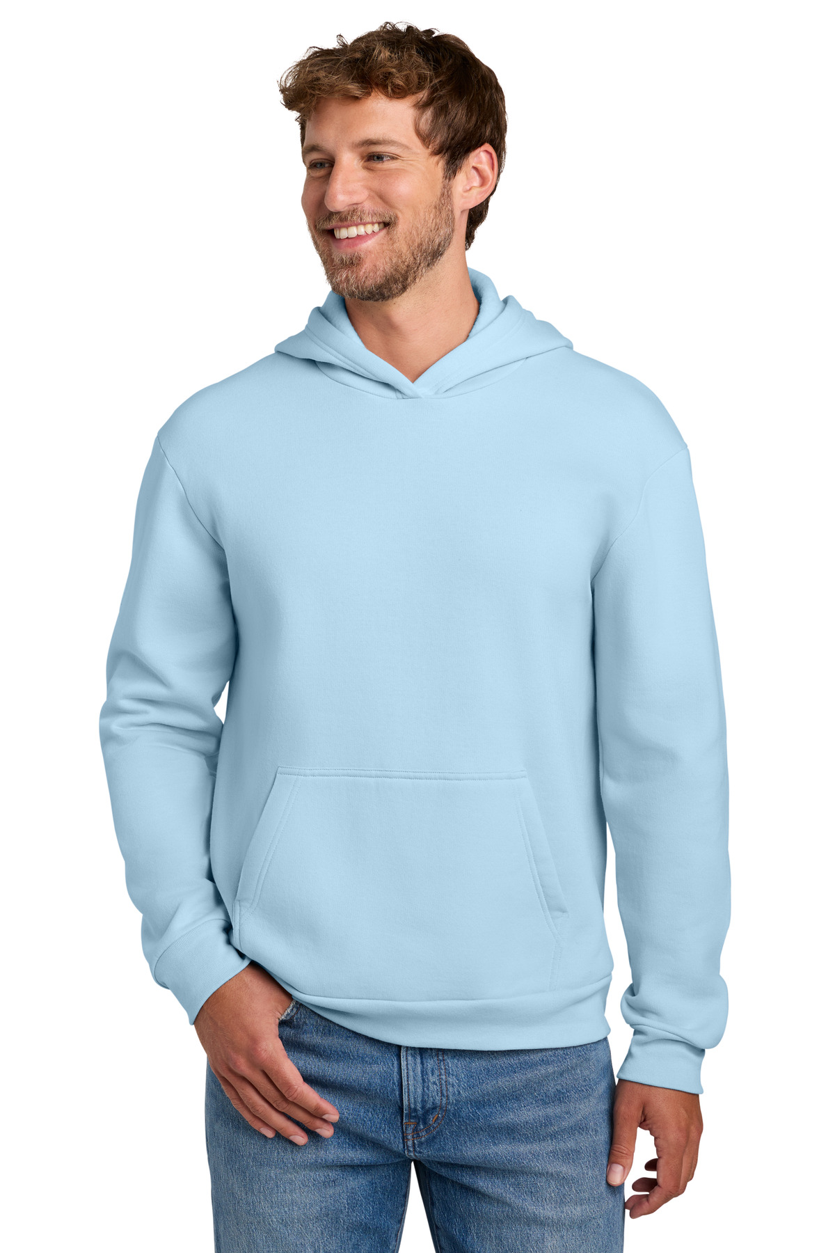 Port & Co Easy Fleece Pullover Hooded Sweatshirt-Port & Co
