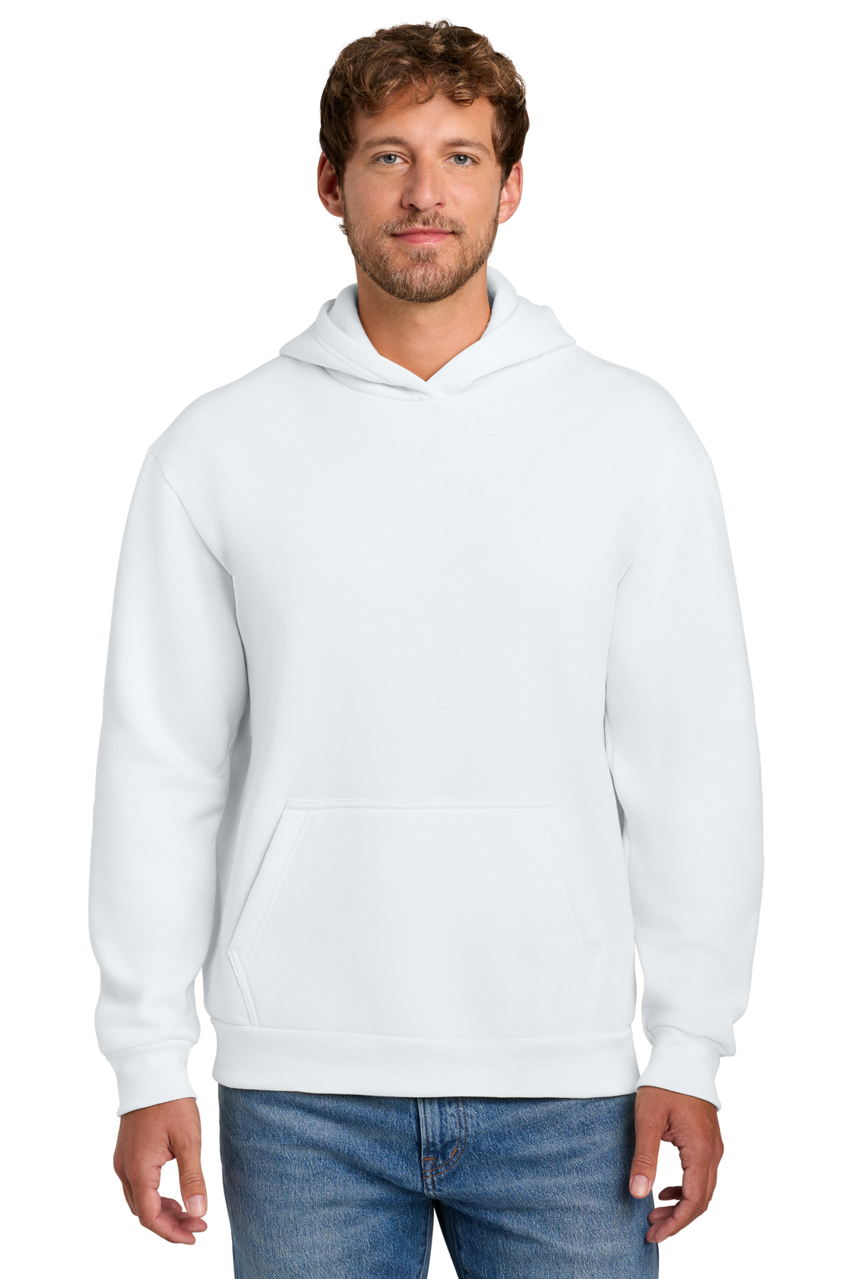 Highly affordable companion fleece for popular Easy Cotton Tees. The large color palette makes this hoodie right for any photo-snapping memory-making laughter-sharing moment-and that's year around thanks to its lighter weight that's ideal for layering in every season. 6.8-ounce 80/20 cotton/polyester 78/22 cotton/polyester (Ash) 75/25 cotton/polyester (Athletic Heather) 50/50 cotton/polyester (Heathers Neon Pink) 100% cotton face (Solids) Unlined hood 1x1 rib knit cuffs and hem