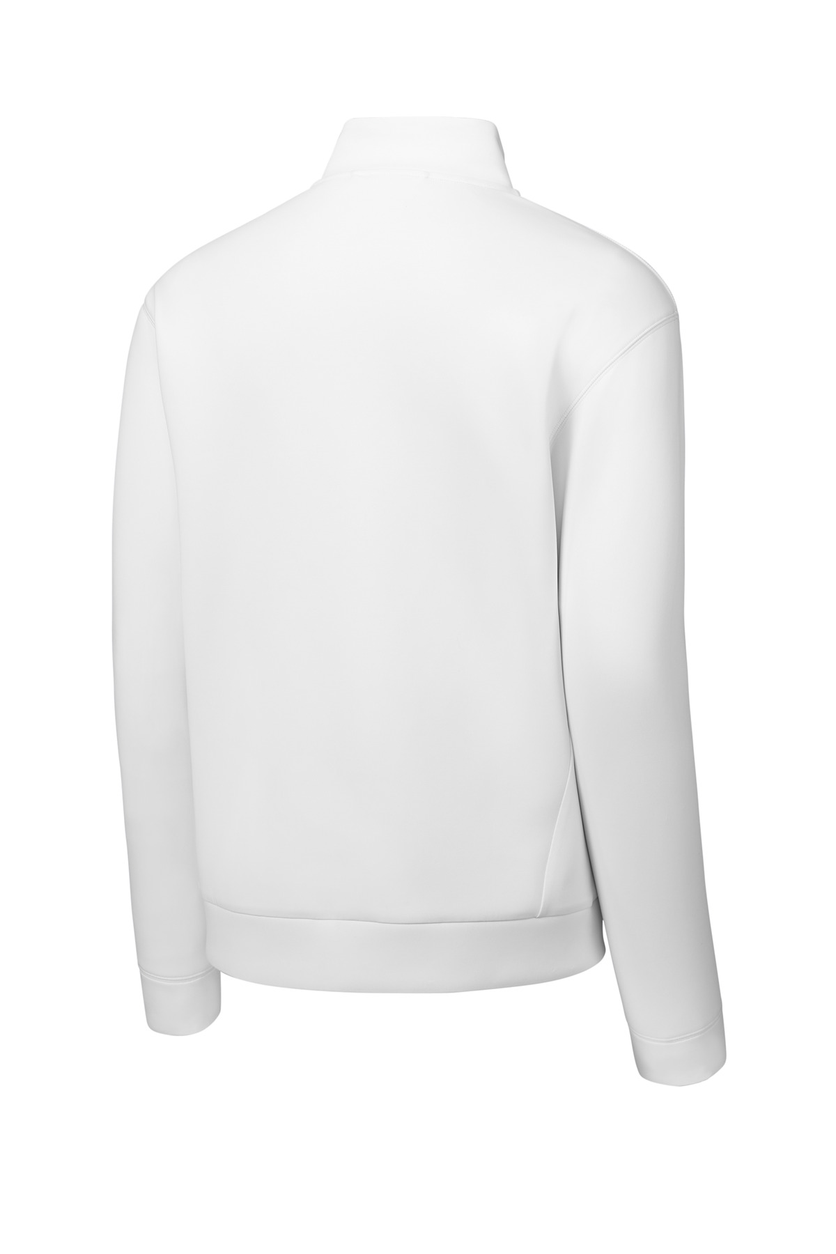Sport-Tek Pro Perform Full-Zip ST582 in White — Back