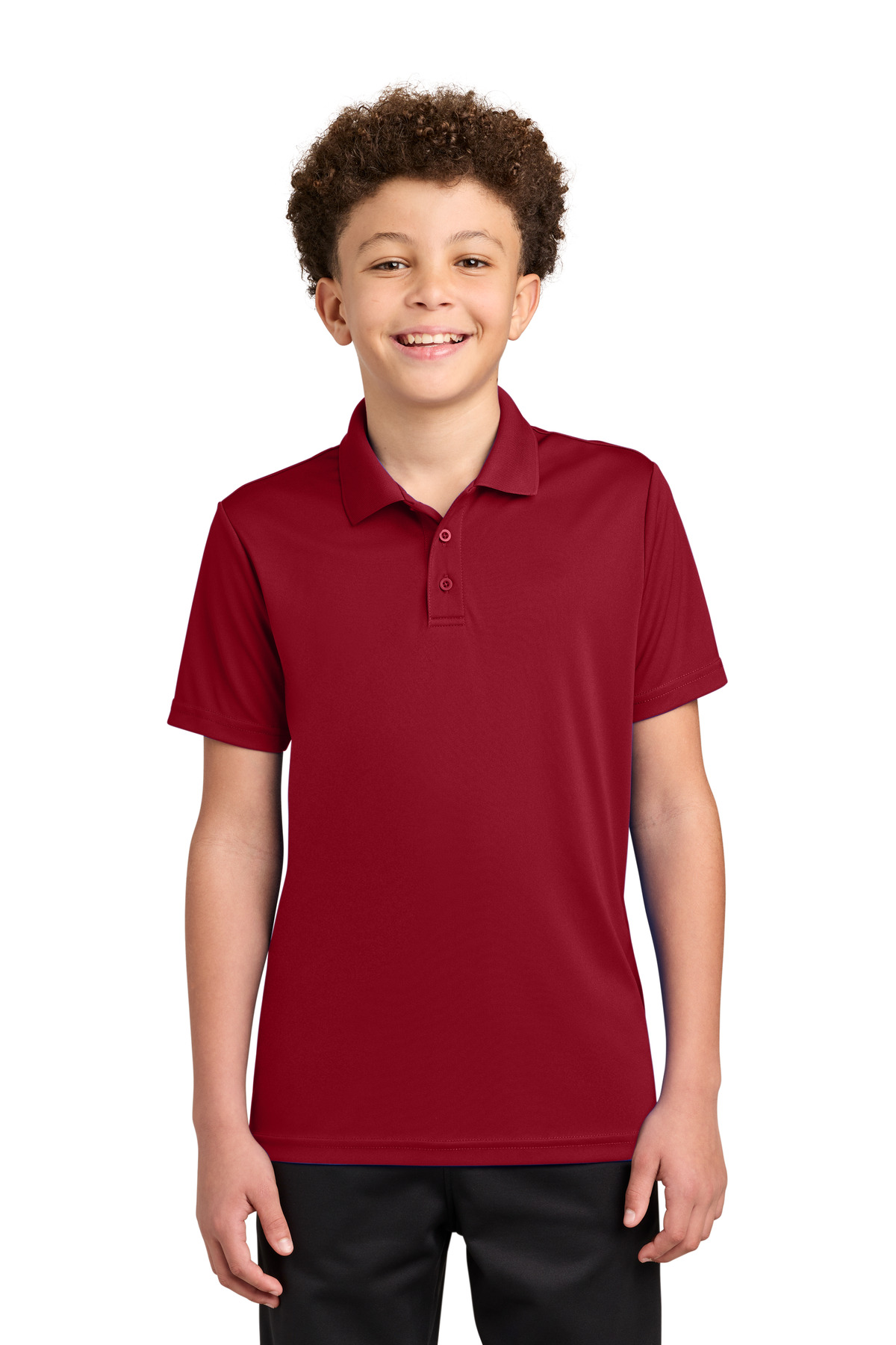 Youth Competitor Polo - Deep Red