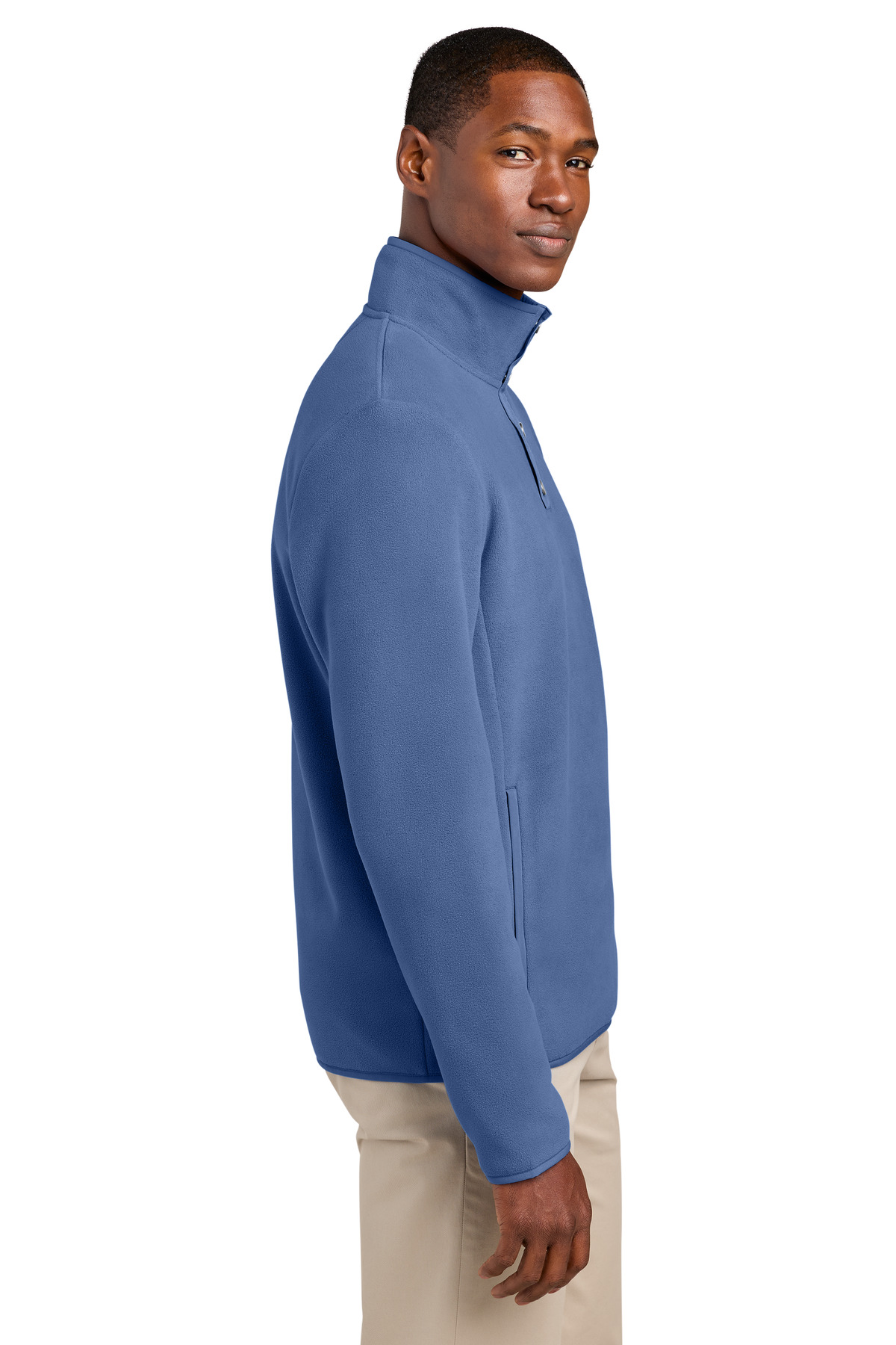 Brooks Brothers Fleece 1/4-Snap Neck BB18612