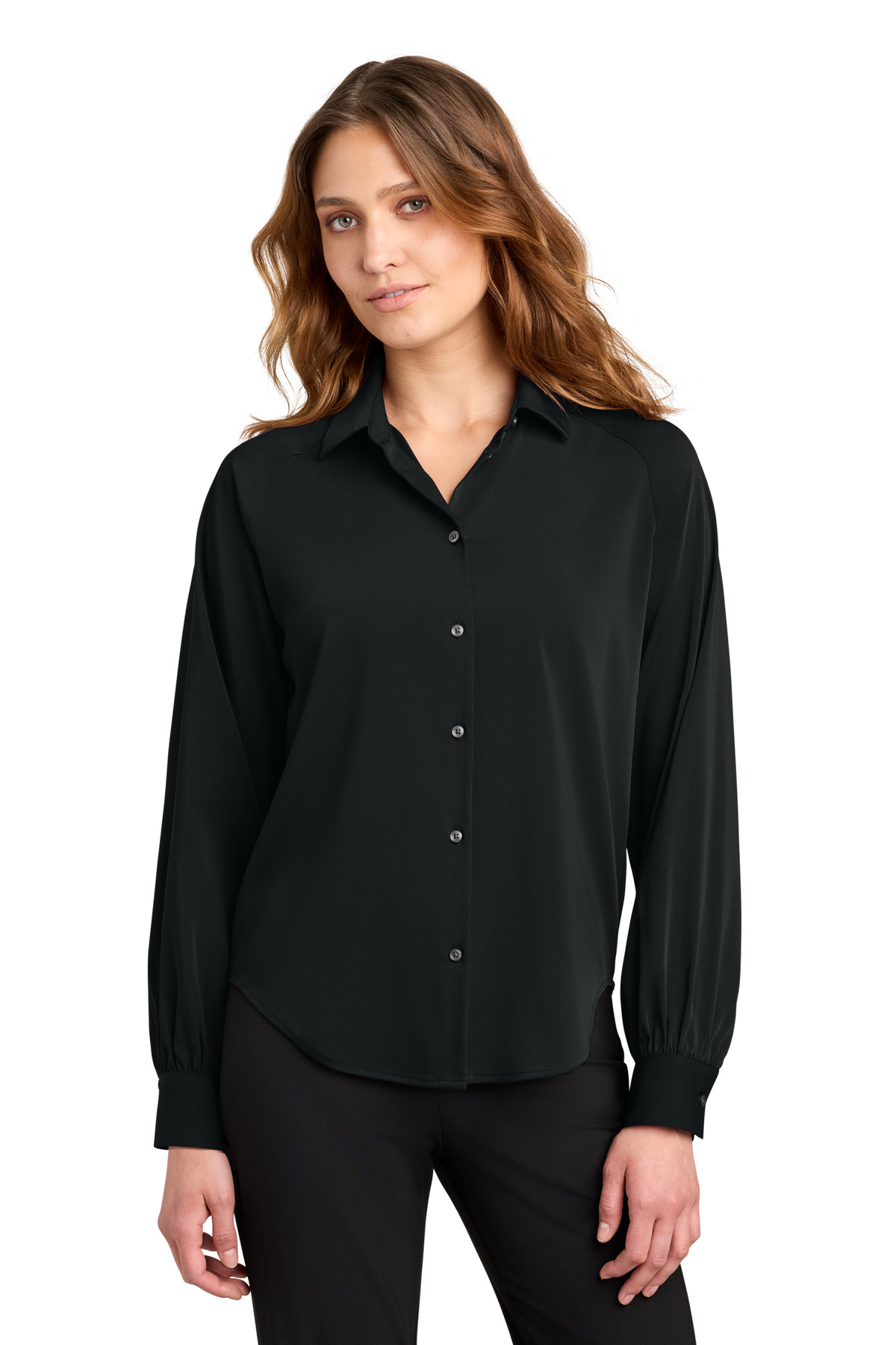 Mercer+Mettle MM2017 — Mercer+Mettle Women's Long Sleeve Buttery Soft Blouse MM2017