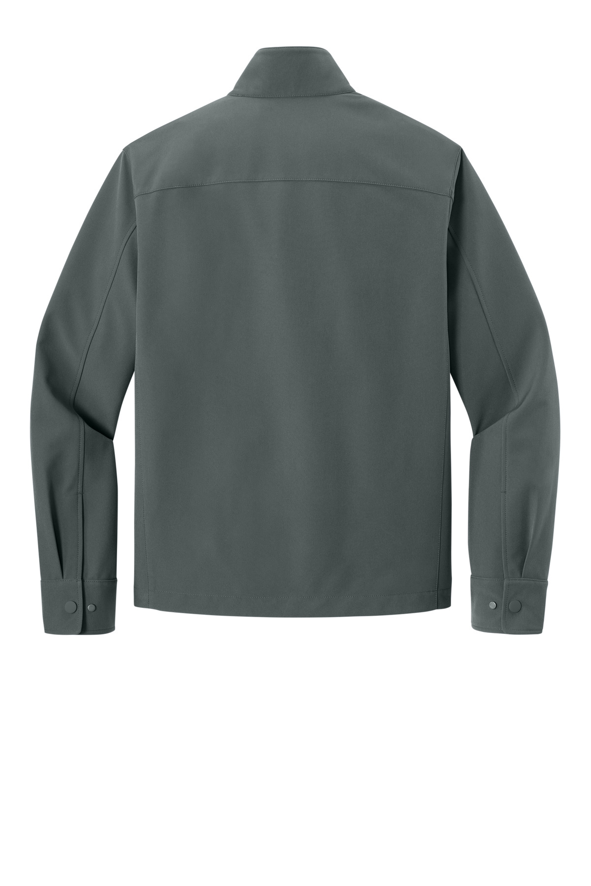 Mercer+Mettle Comfort Soft Shell Jacket MM7104 in Storm Grey — Back
