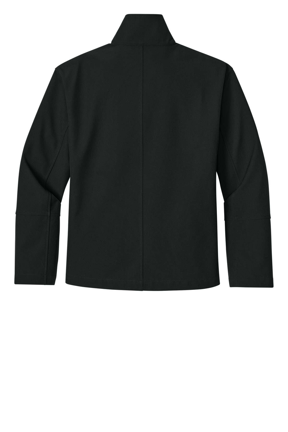 Mercer+Mettle Women's Comfort Soft Shell Jacket MM7105 in Deep Black — Back