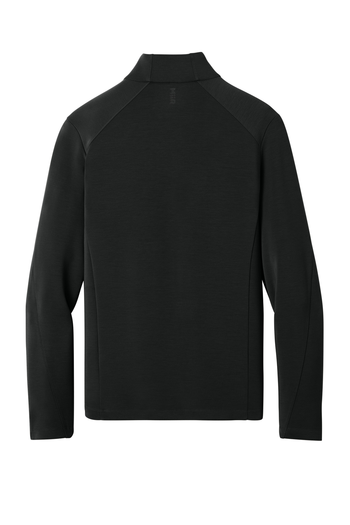 MiiR Kumo 1/4-Snap Pullover MRA220 in Pitch Black — Back