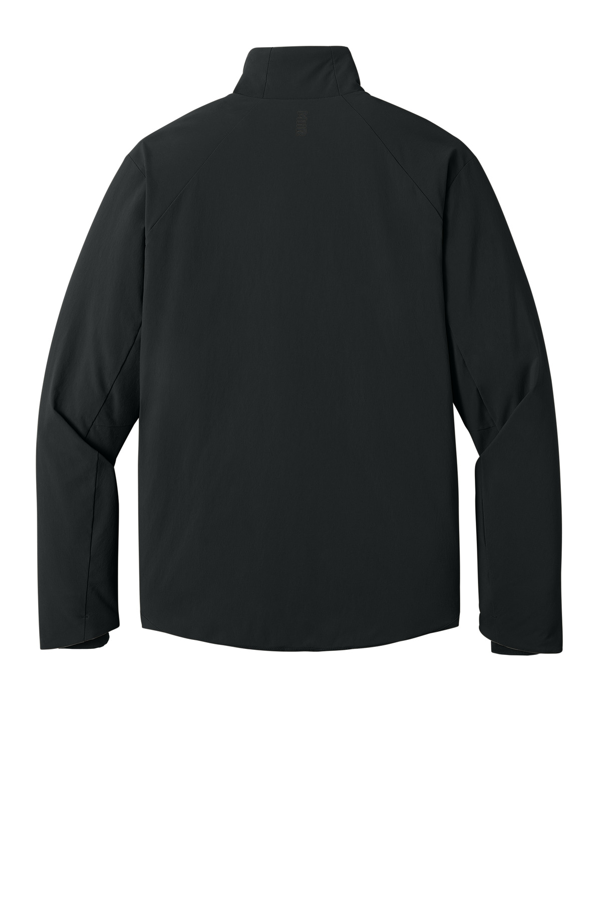 MiiR Sashiko Full-Zip Stretch Puffy MRA440 in Pitch Black — Back