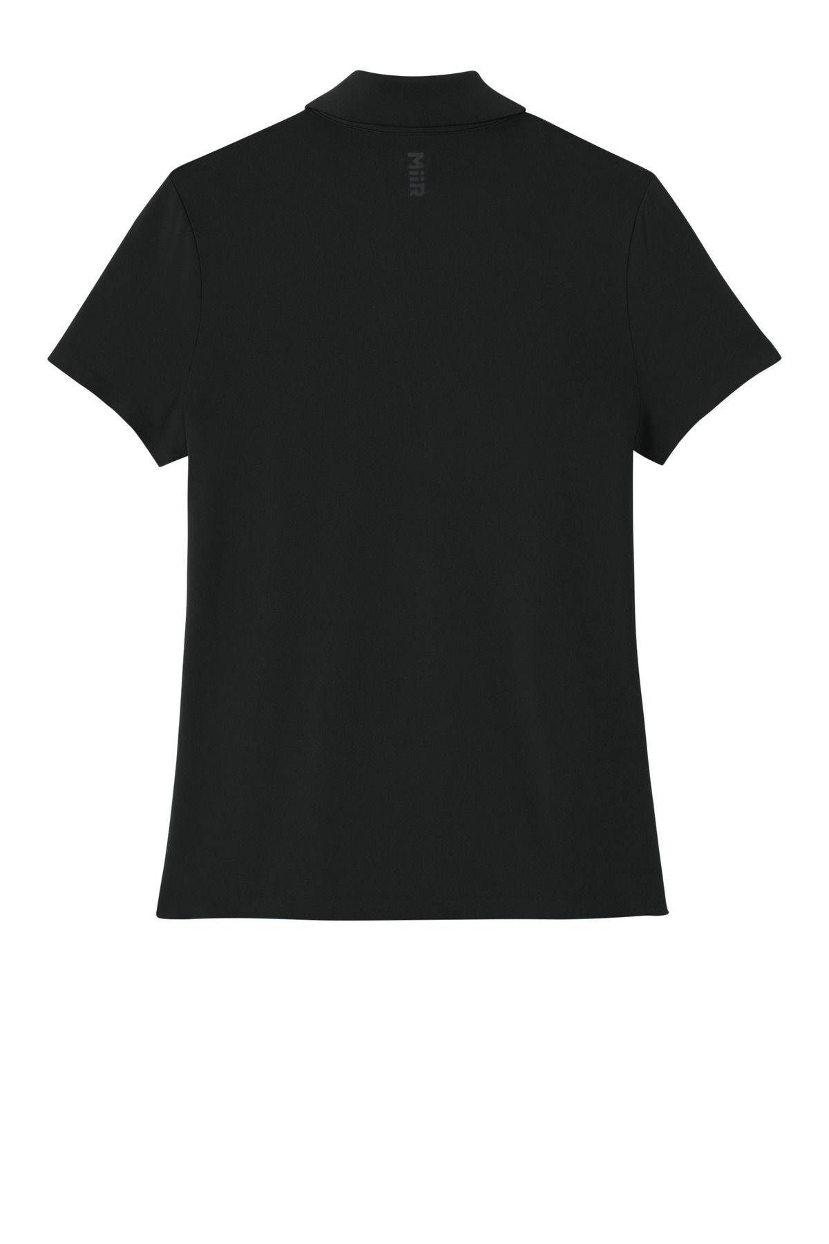 MiiR Women's Alta Polo MRAW110 in Pitch Black — Back