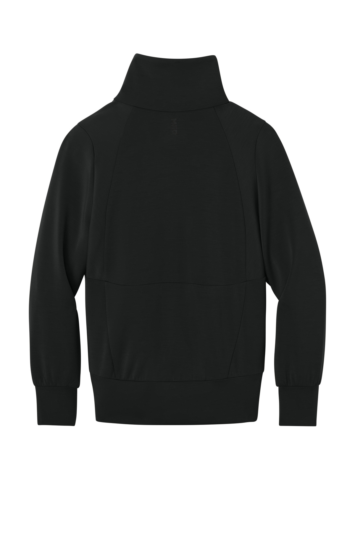MiiR Women's Kumo 1/4-Zip Pullover MRAW221 in Pitch Black — Back