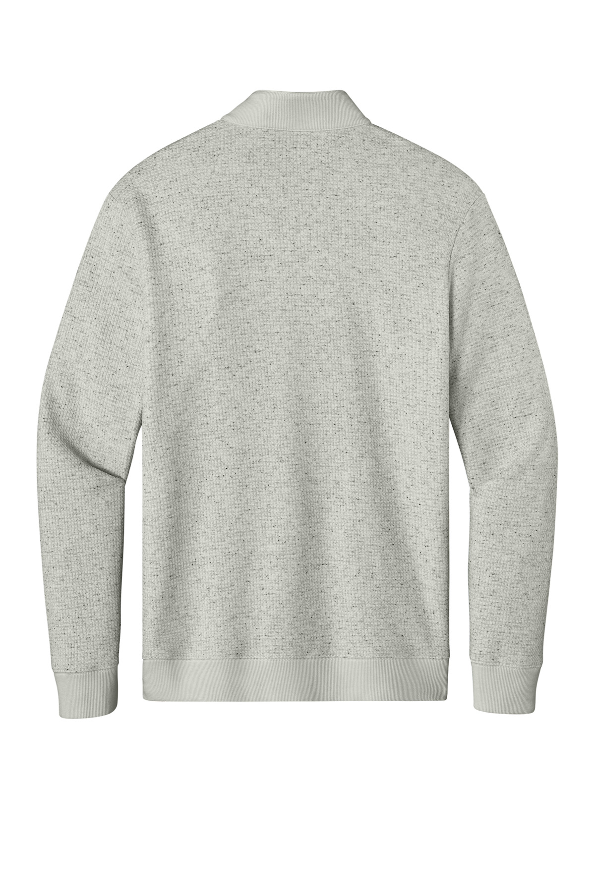 TravisMathew Waffle 1/4-Zip TMA46418 in Light Grey Heather — Back