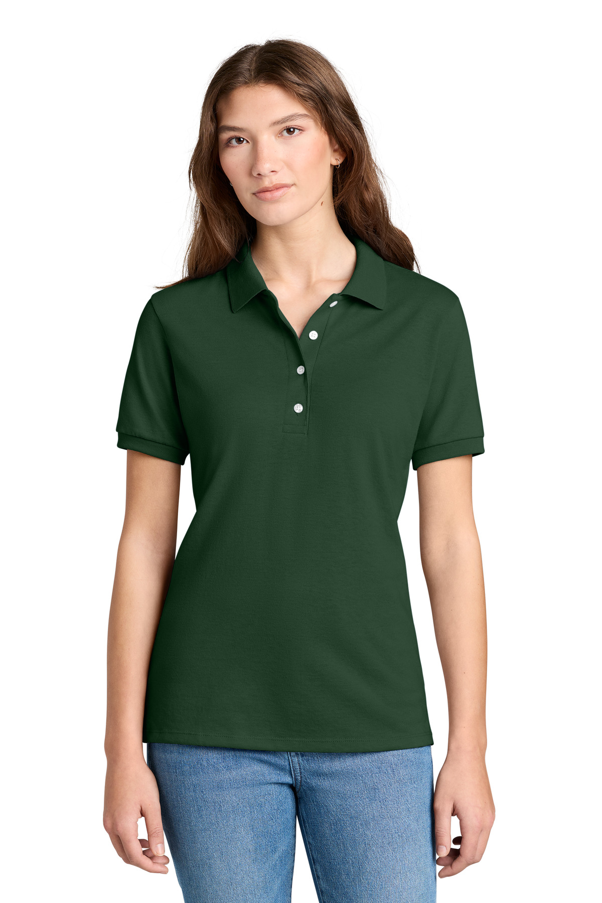 Women's Dri-Power Sport Shirt - Forest Green