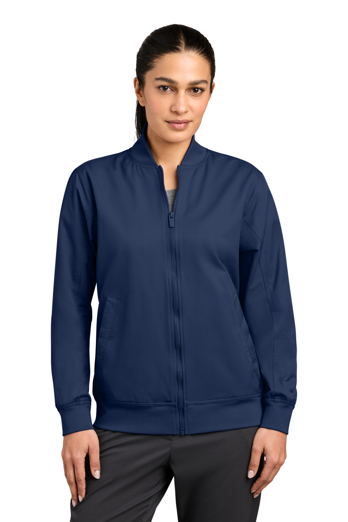 Women's Bomber Jacket - Midnight Navy