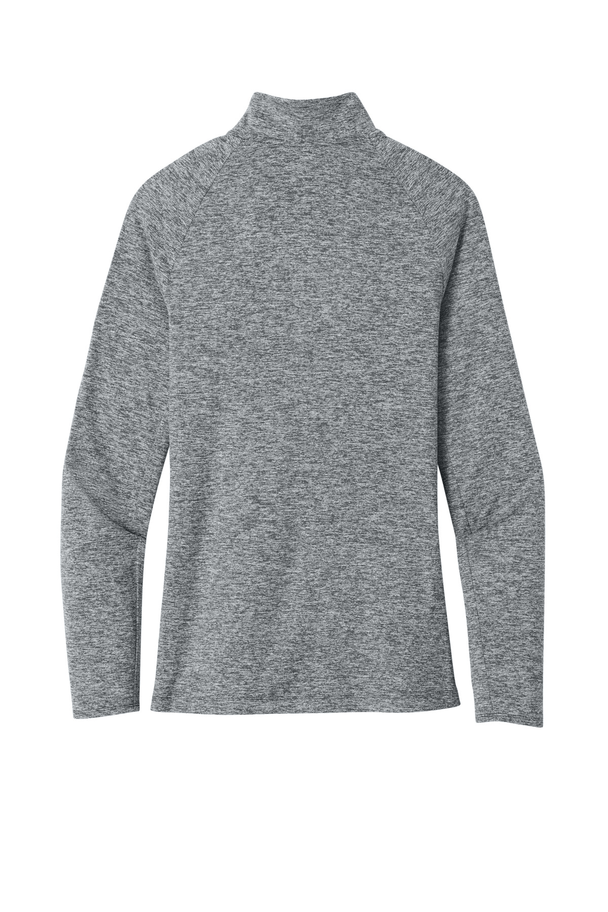 Nike Women's Dri-FIT Stride 1/2-Zip NKIO8141 in Black Heather — Back