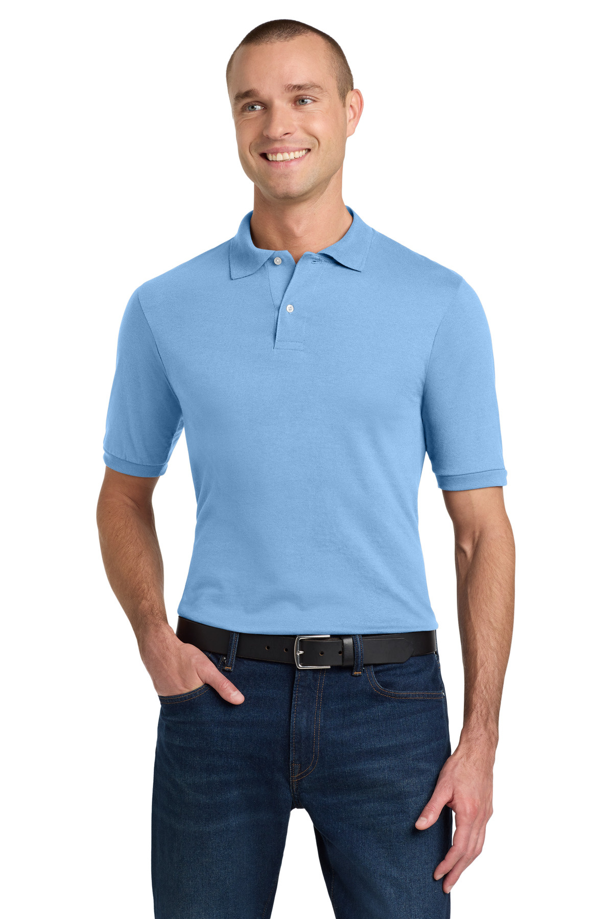 Dri-Power Sport Shirt - Light Blue