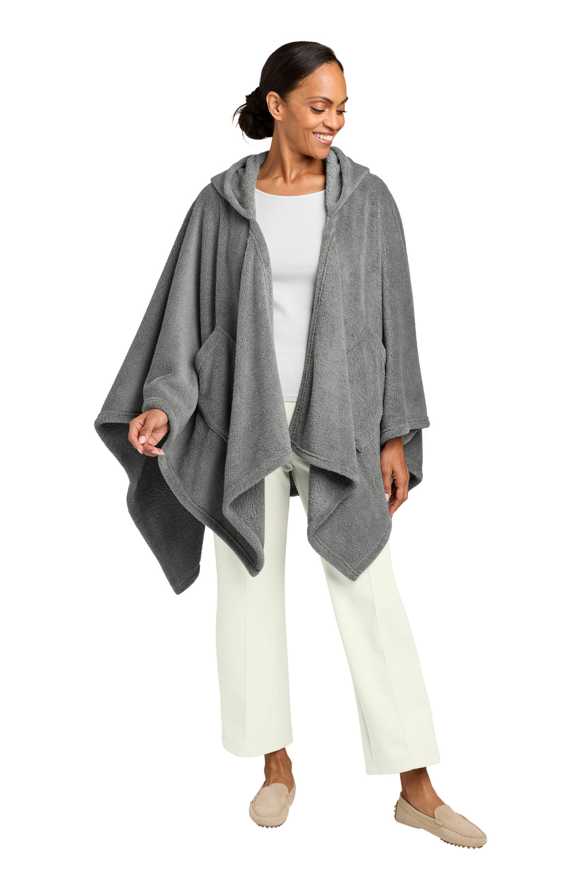 Port Authority ® Dream Plush Open Hoodie BP44 - Image 2