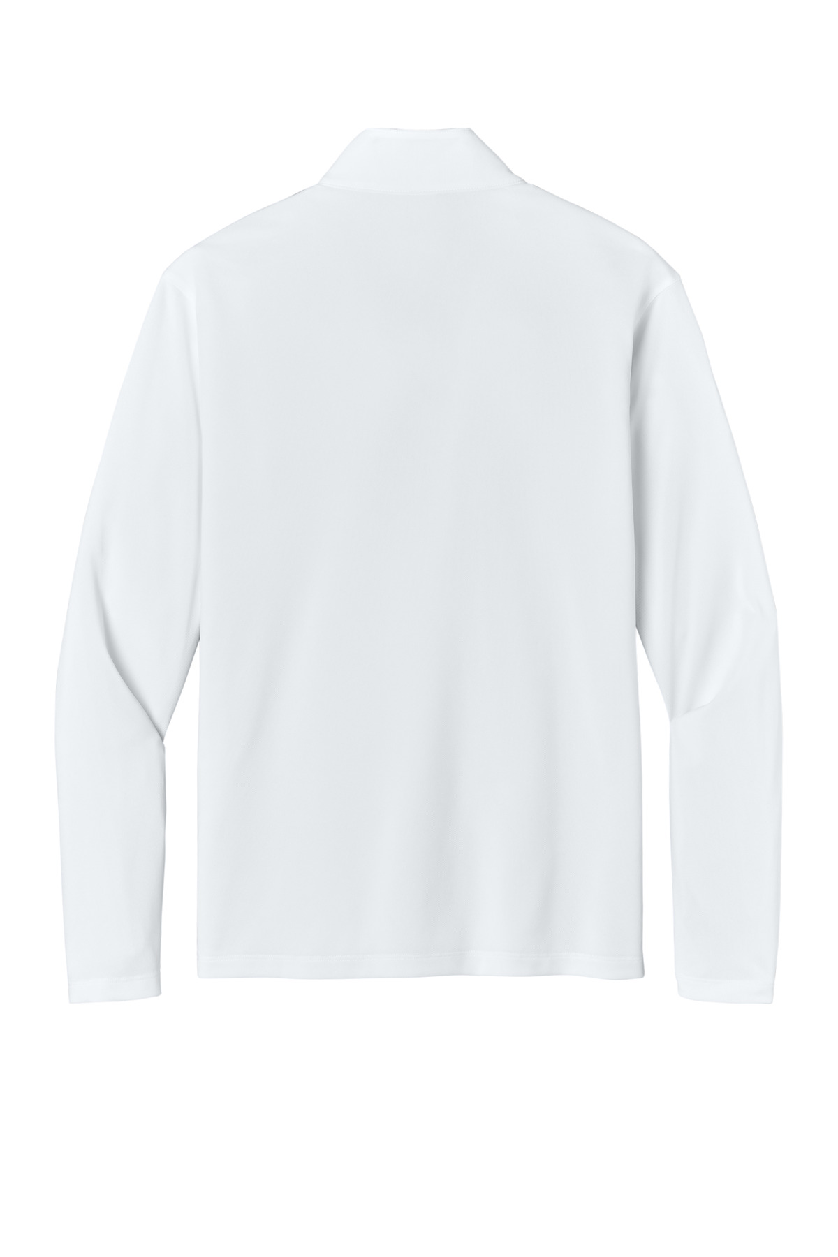 Port Authority Wearever Performance Pique 1/4-Zip K241 in White — Back