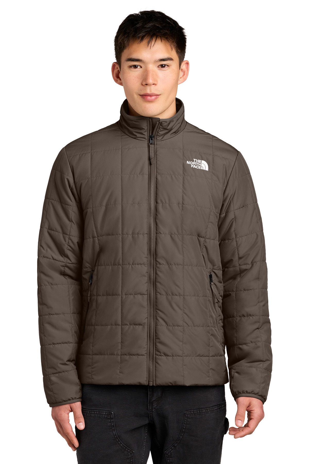 The North Face NF0A8JEV Iron Drift Quilted Jacket in Smokey Brown