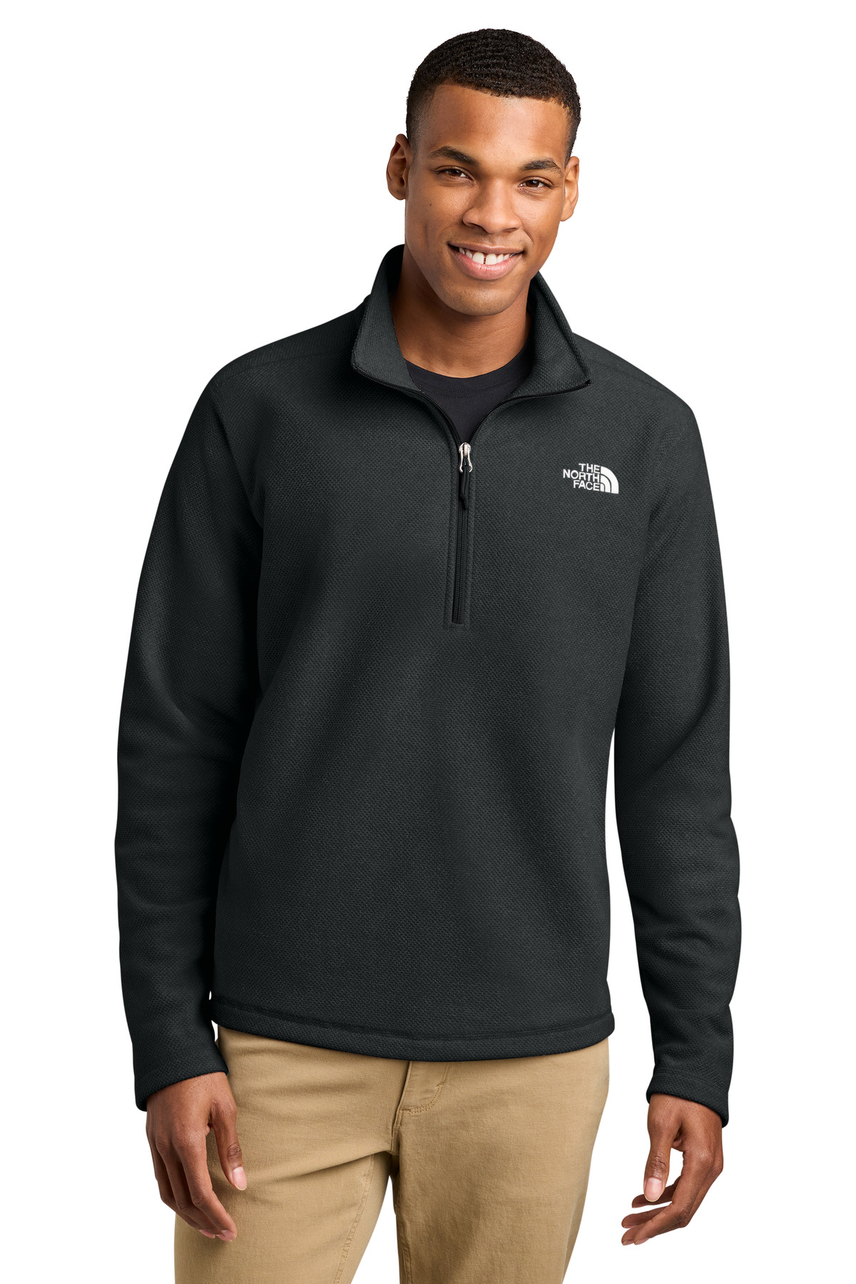 The North Face NF0A8JF6 — The North Face Textured Pine Grove 1/2-Zip NF0A8JF6