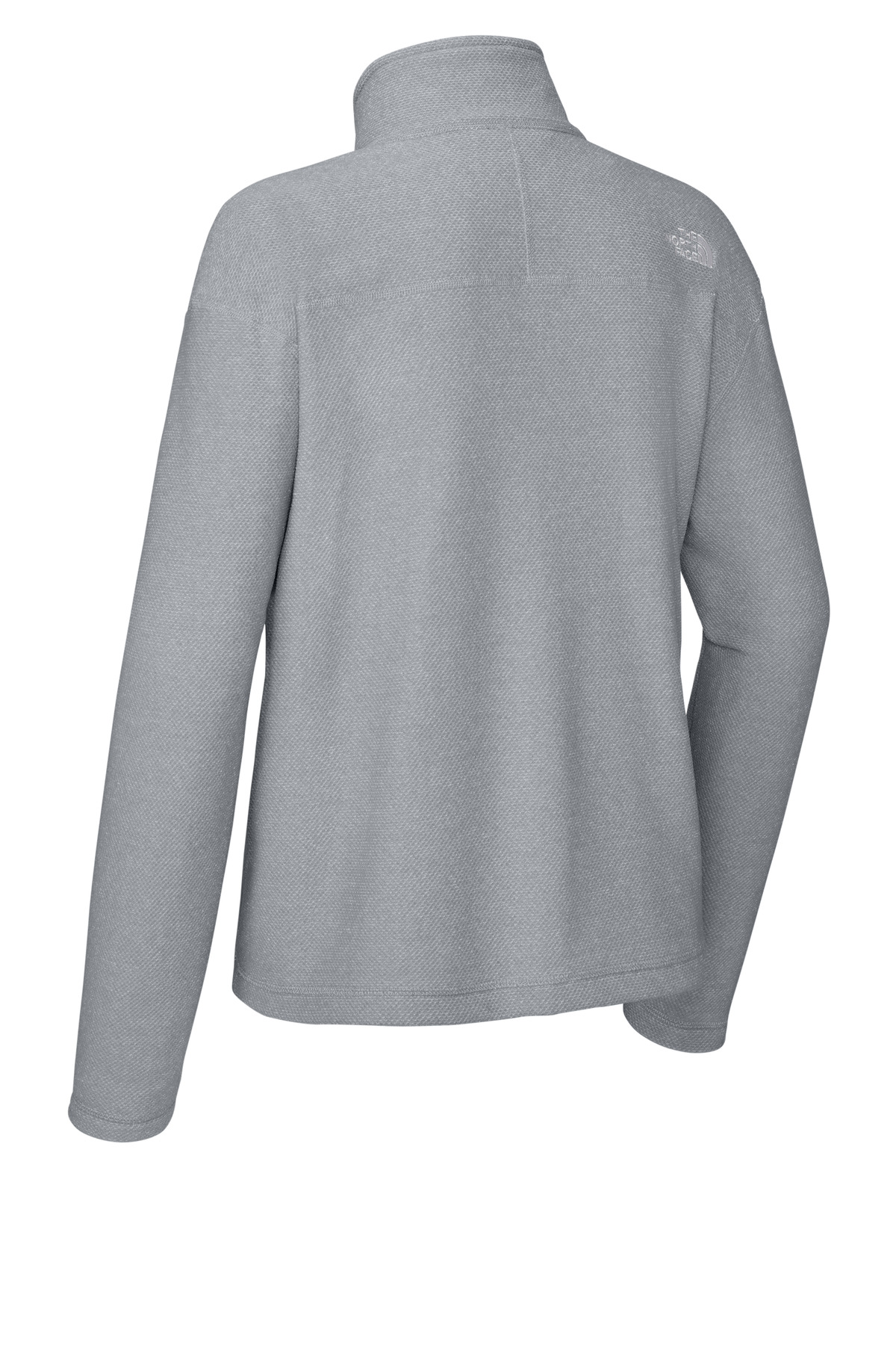 The North Face Women's Textured Pine Grove 1/2-Zip NF0A8JF7 in TNF Light Grey Heather — Back