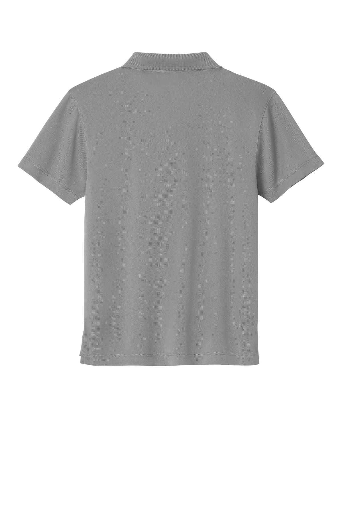 Port Authority Youth Wearever Performance Pique Polo Y240 in Gusty Grey — Back