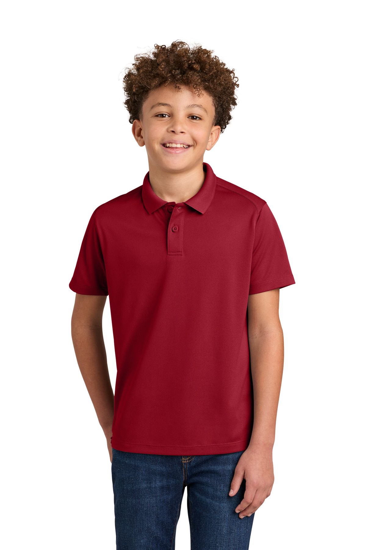 Port Authority ® Youth Wearever Performance Pique Polo Y240 - Image 2
