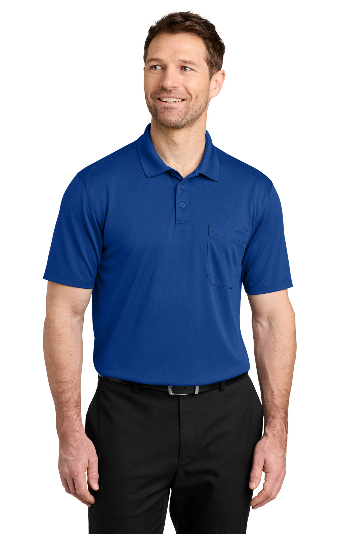 Port Authority ® Wearever Performance Pique Pocket Polo K240P - Image 4