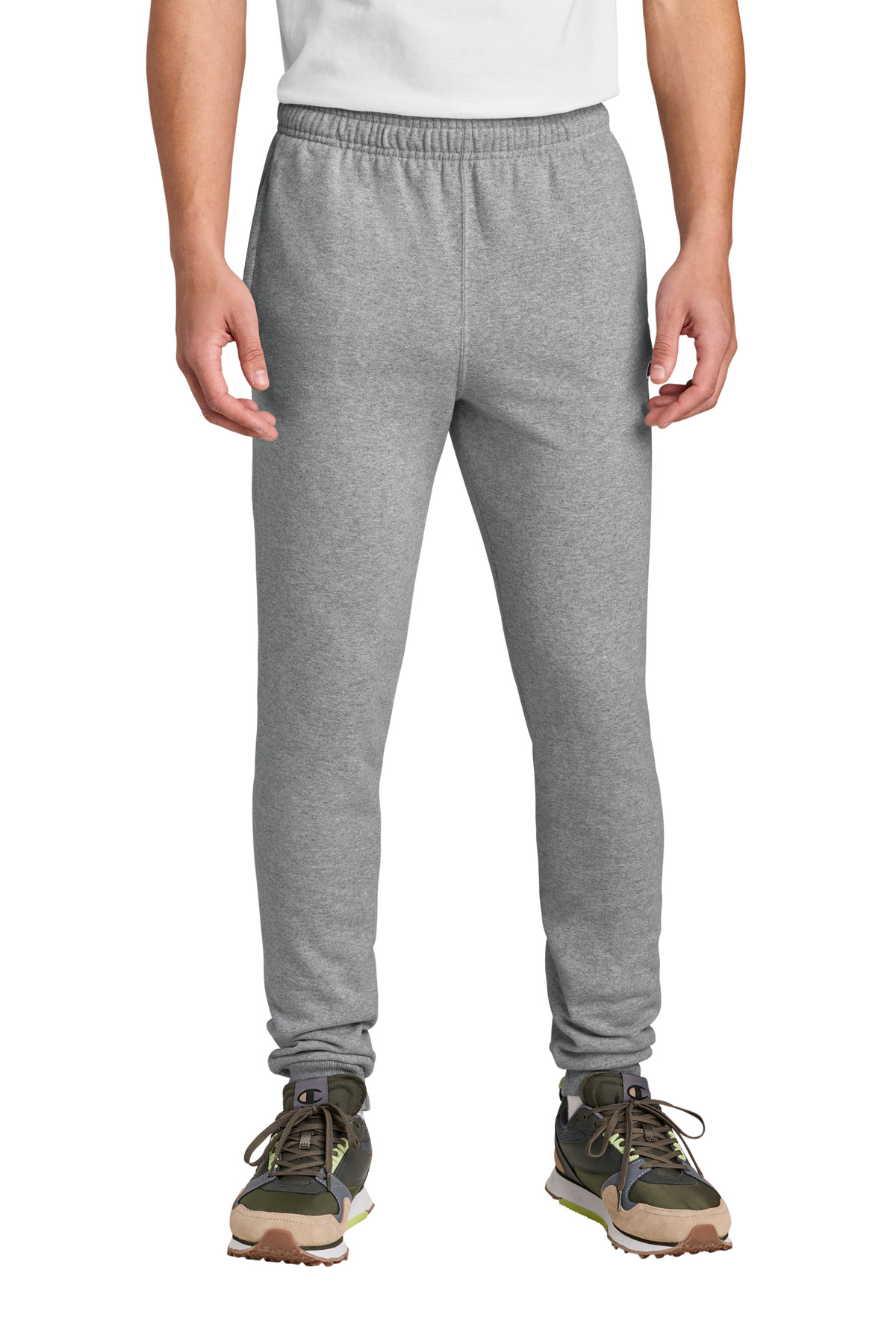 Champion Champion Powerblend Fleece Jogger P930 in Light Steel